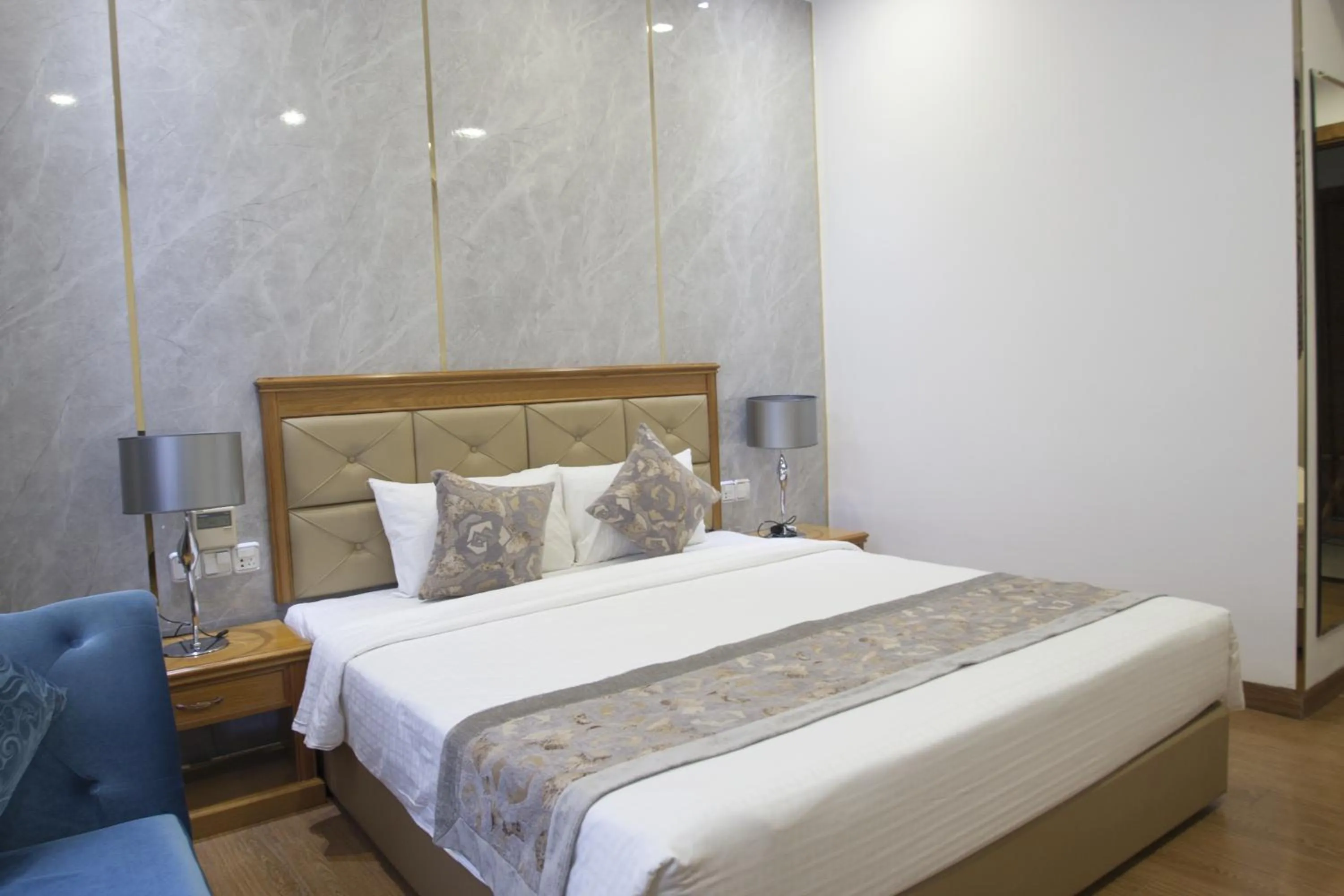 Bed in Acnos Grand Hotel