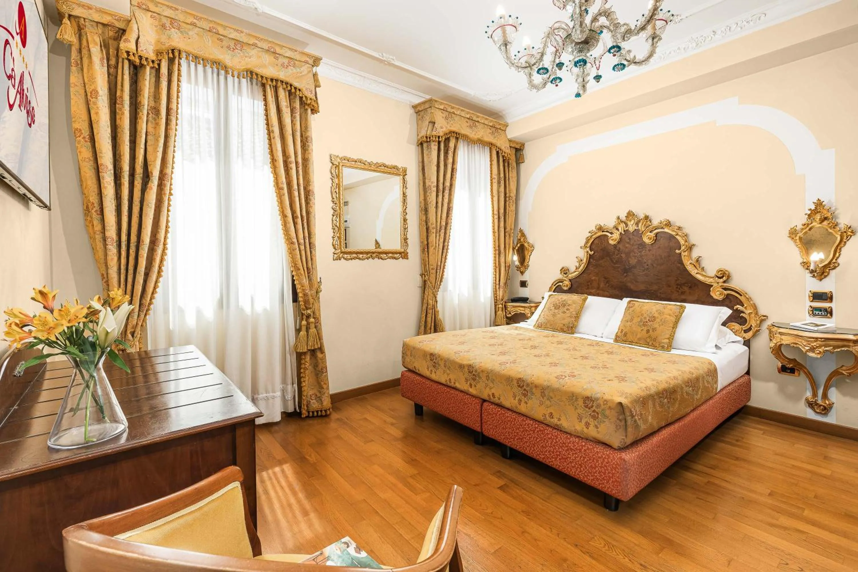 Bed in Hotel Ca' Alvise