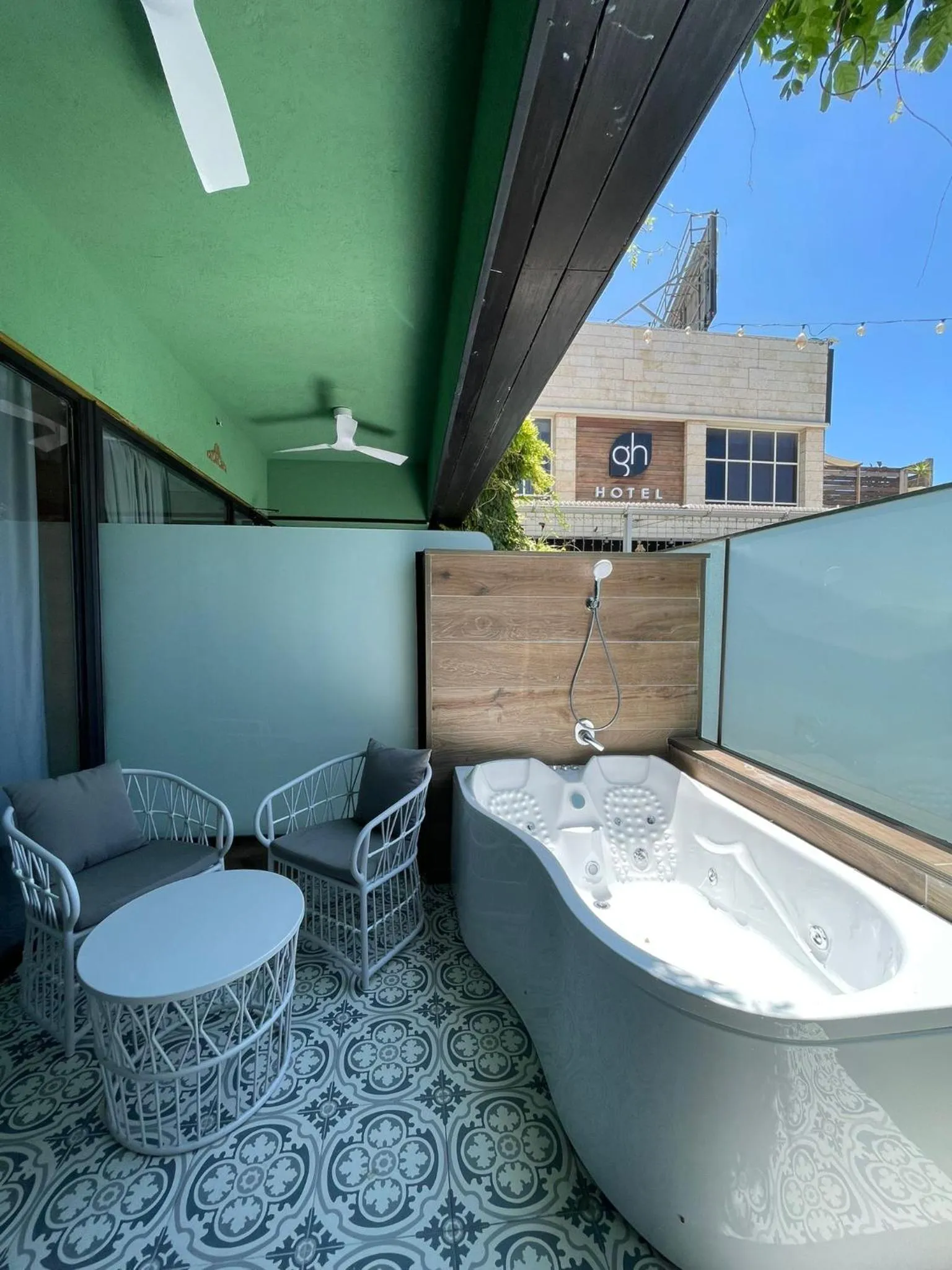 Balcony/Terrace in Garden Hotel Boutique & Events