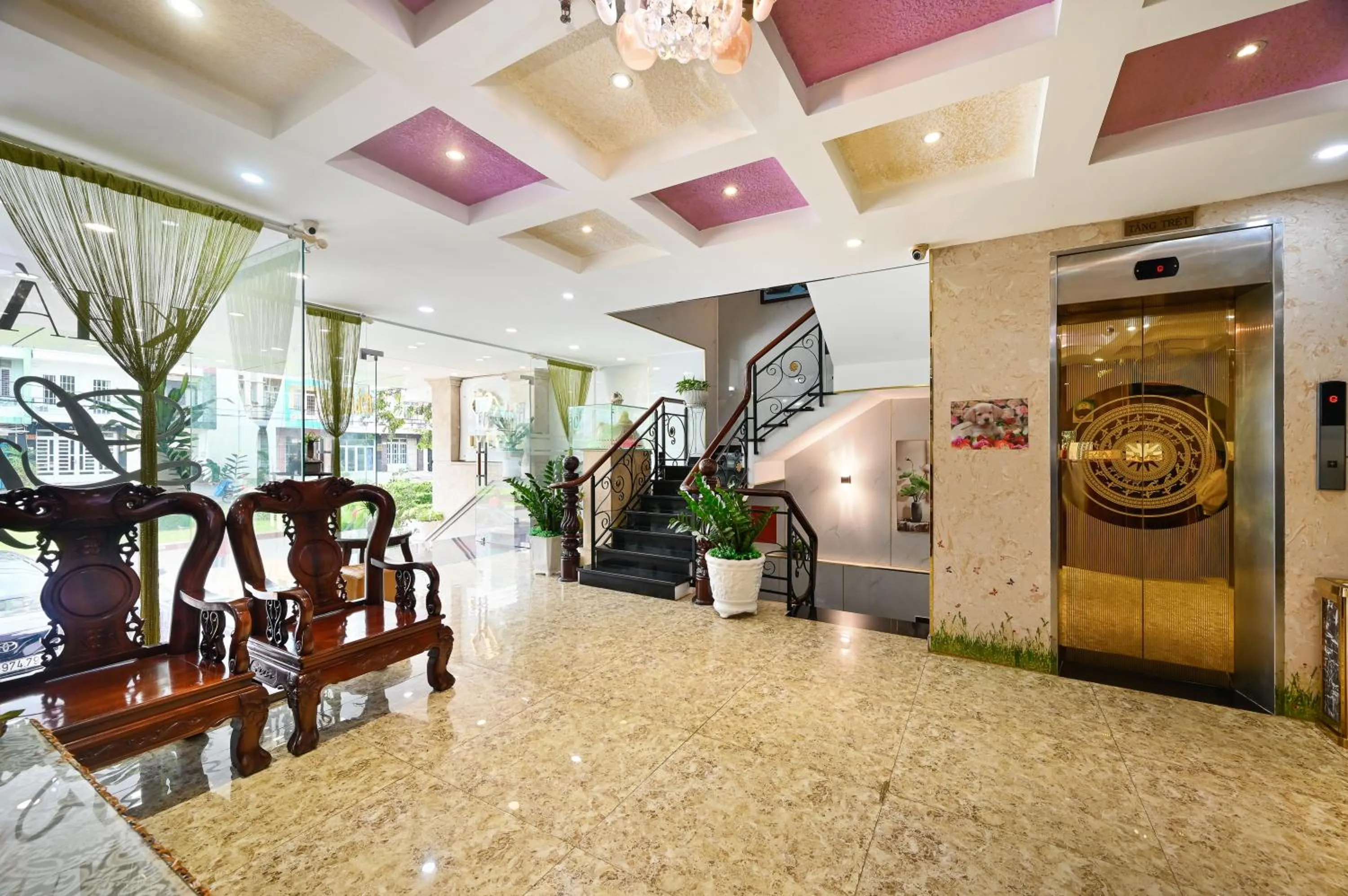 Seating area in Ly Ly Hotel