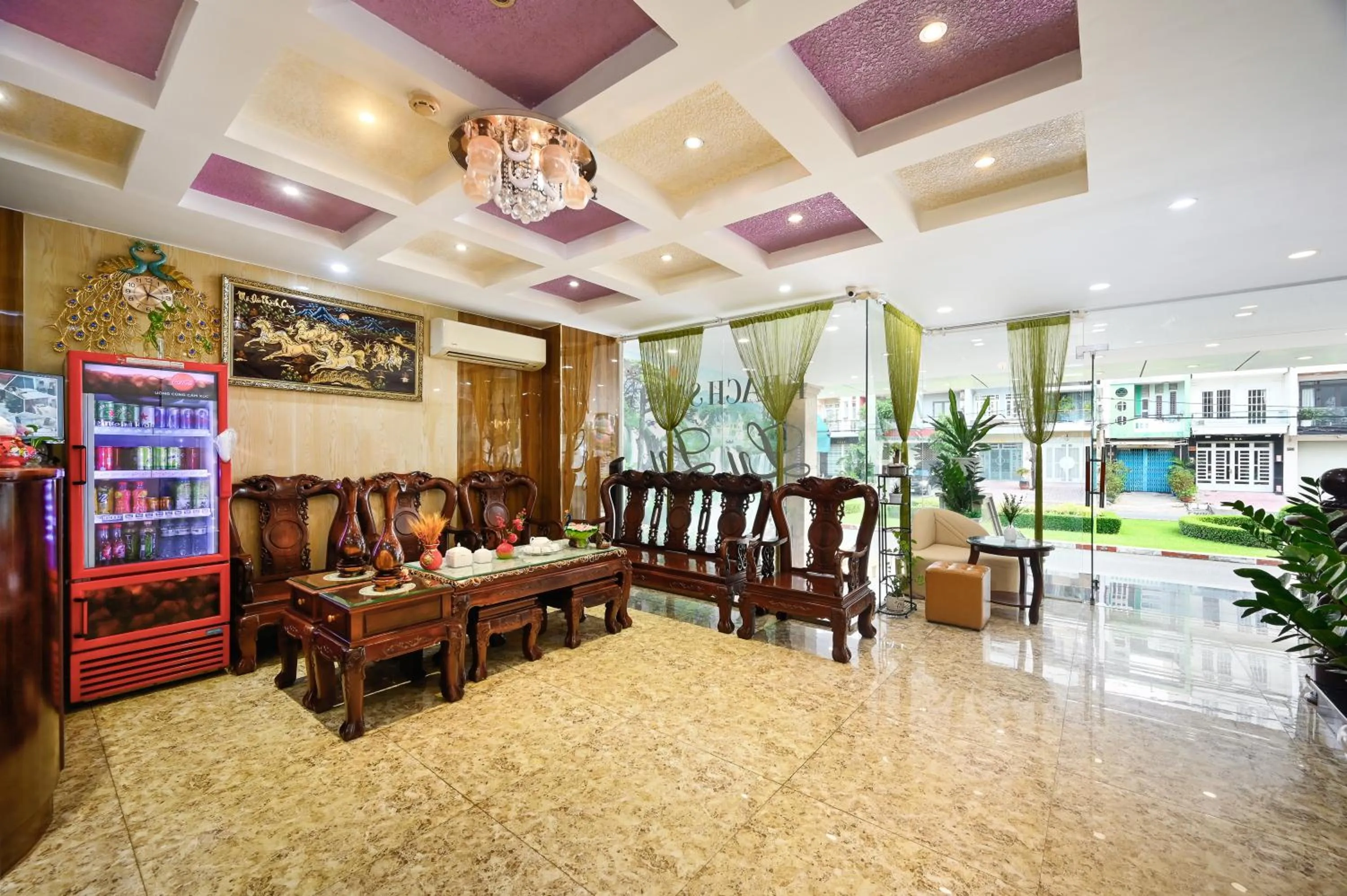 Seating area in Ly Ly Hotel