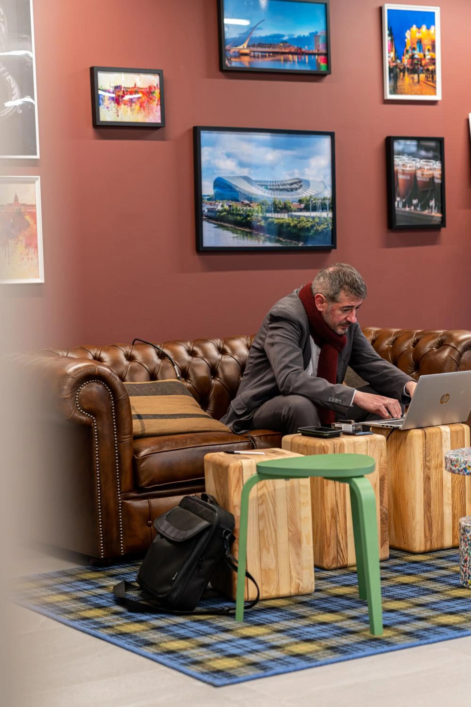 Lobby or reception in easyHotel Dublin
