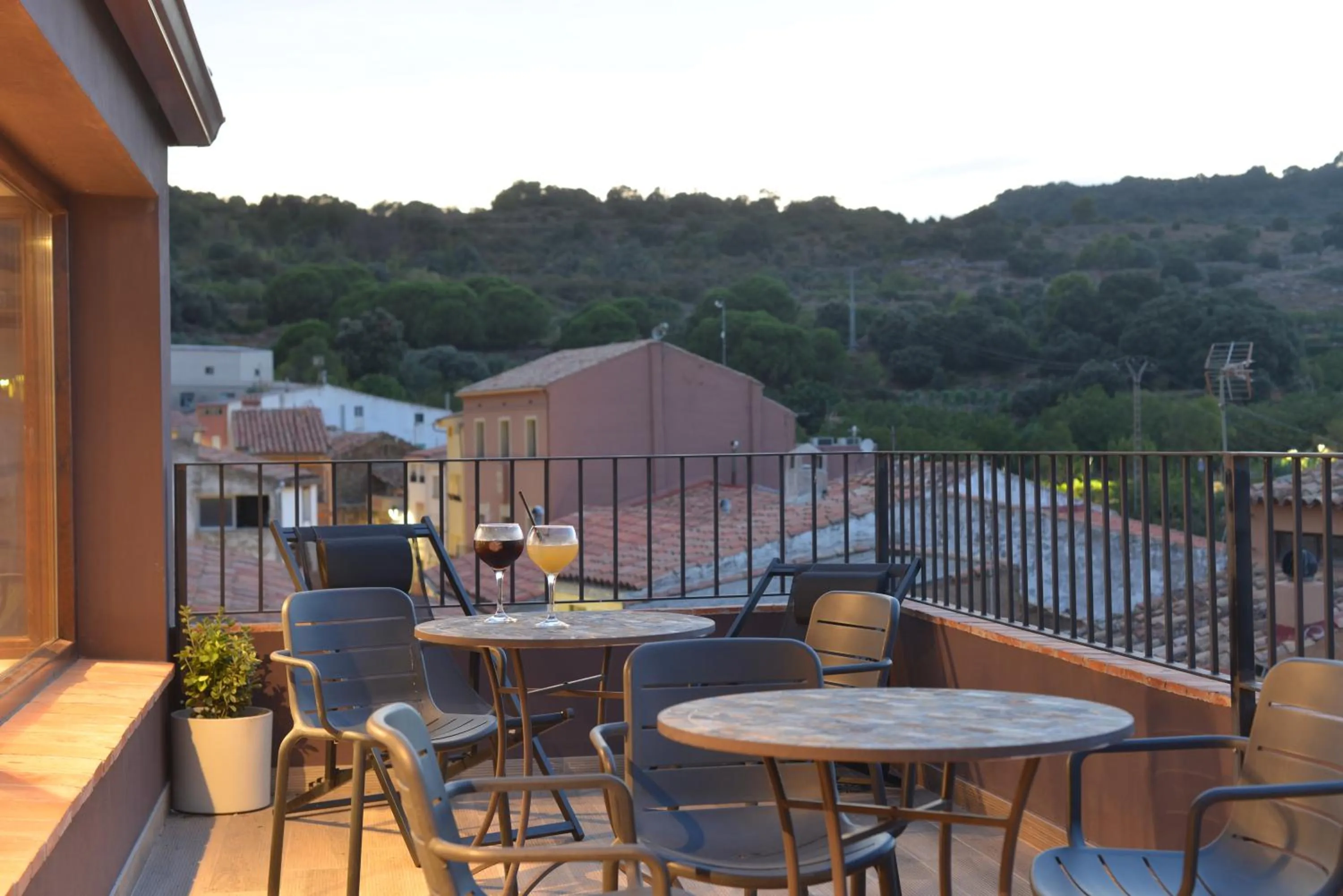 Balcony/Terrace in Hotel Boutique Abadia del Maestrat