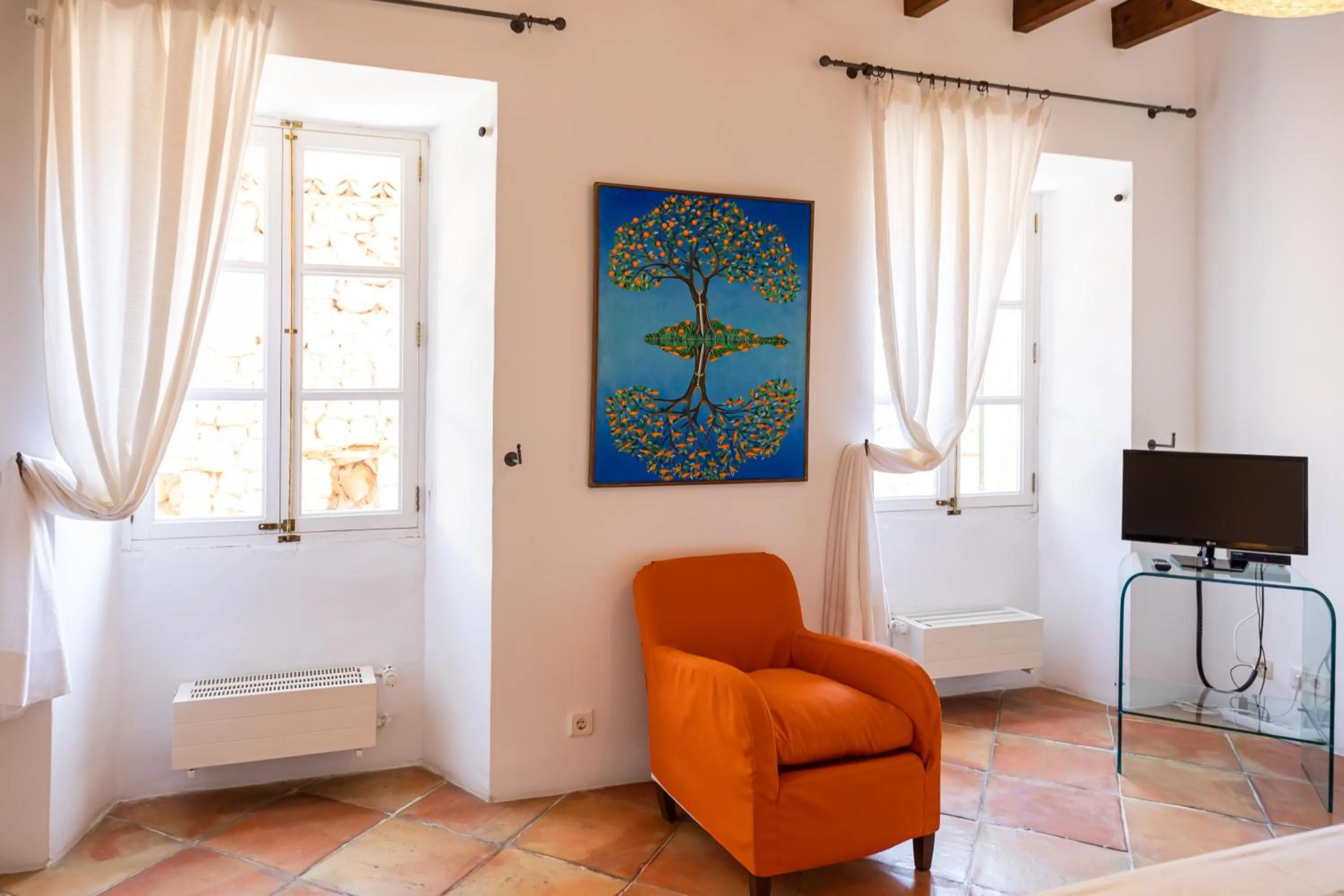 Living room in Hotel Can Verdera