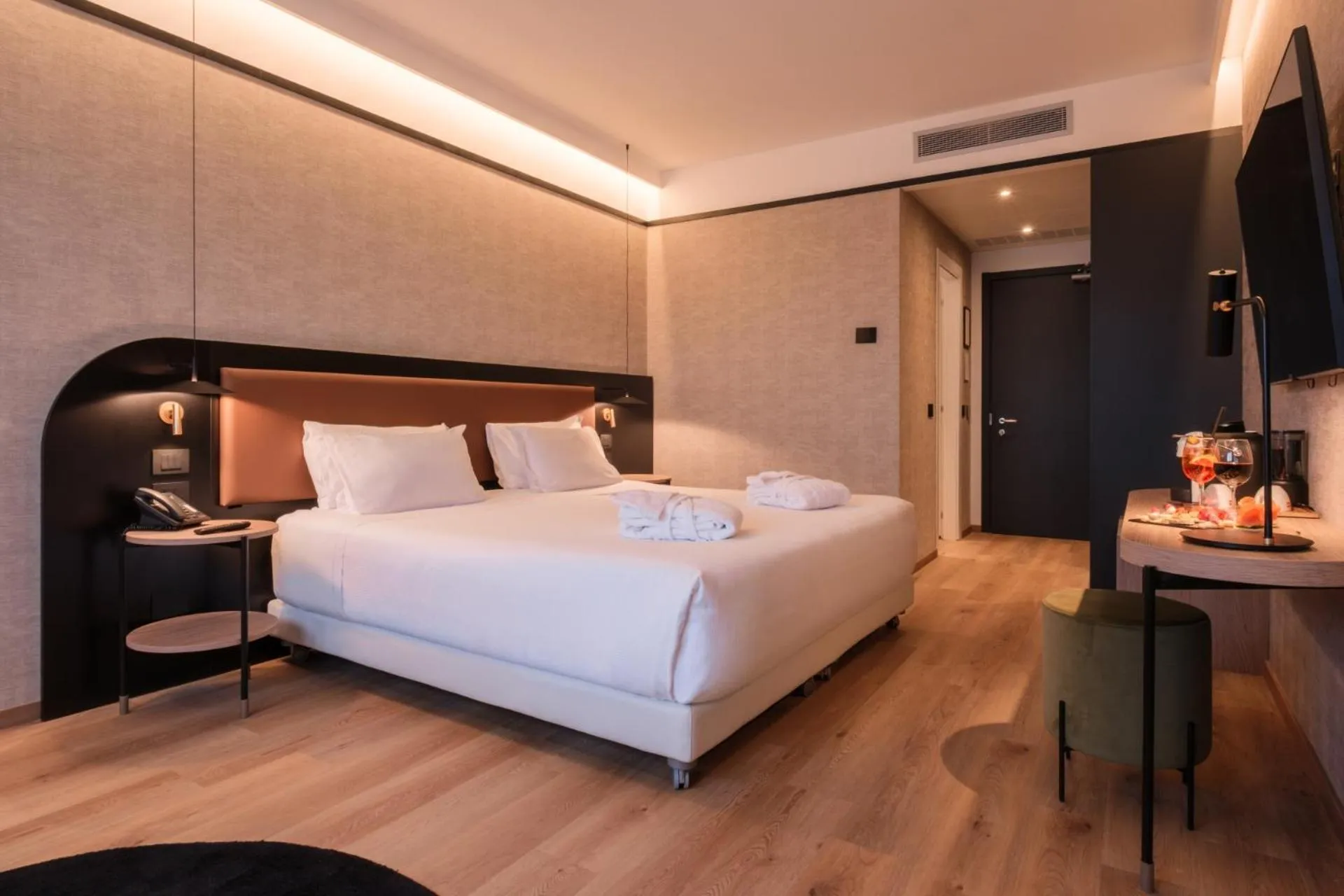 Bedroom, Bed in Savhotel Mantegna Padova