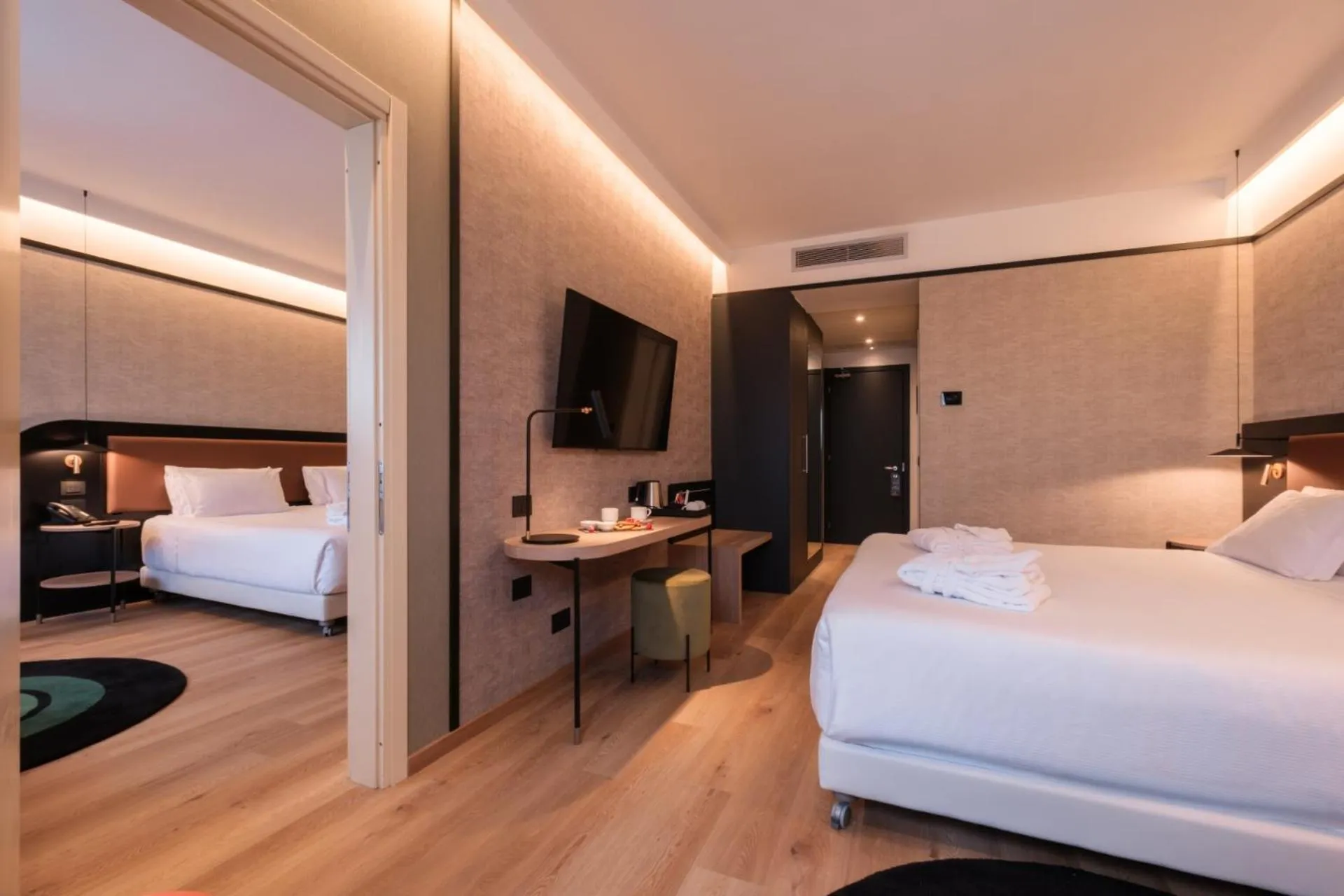 Bed in Savhotel Mantegna Padova