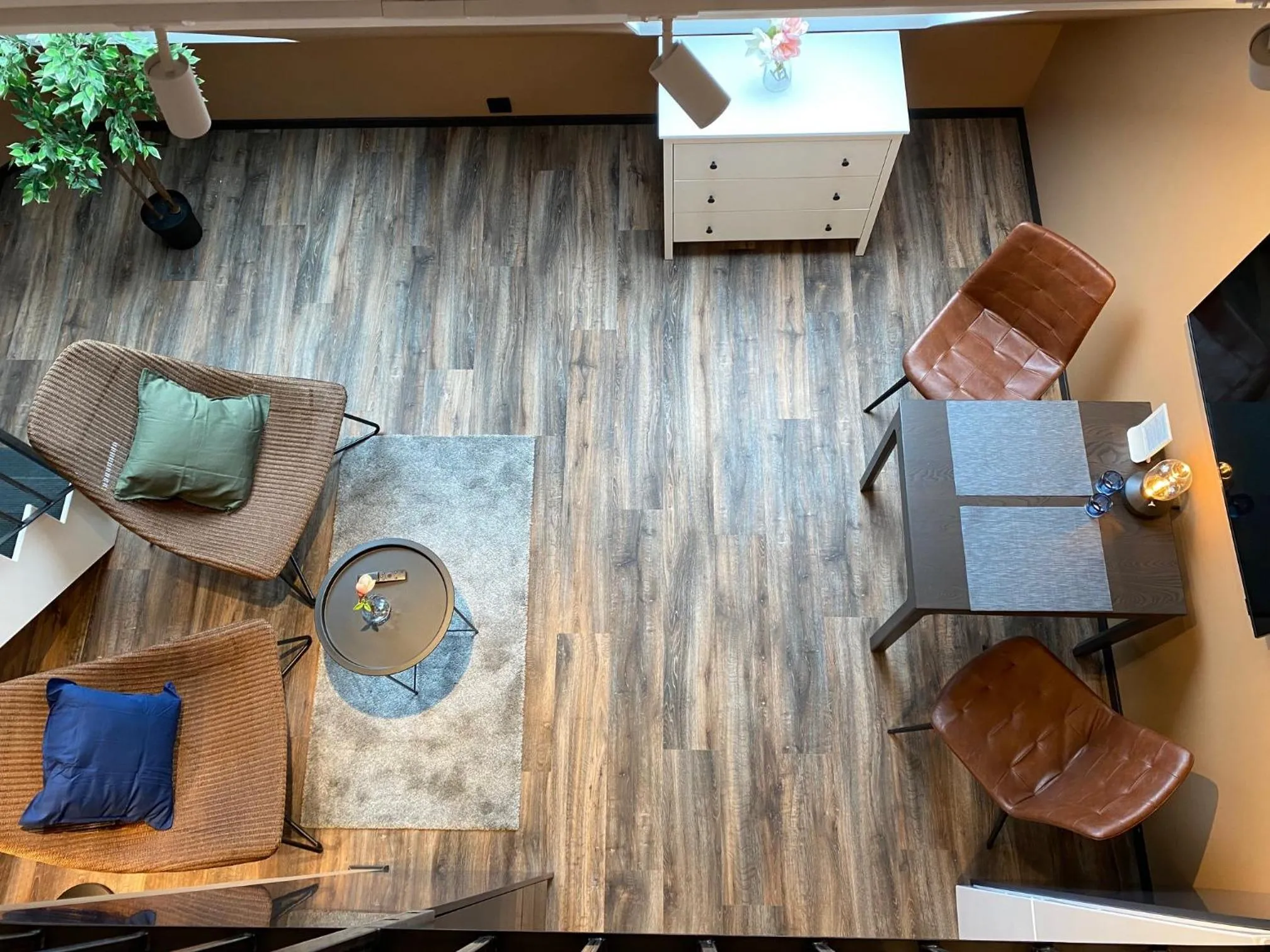 Seating area in Magnolia House Sollentuna