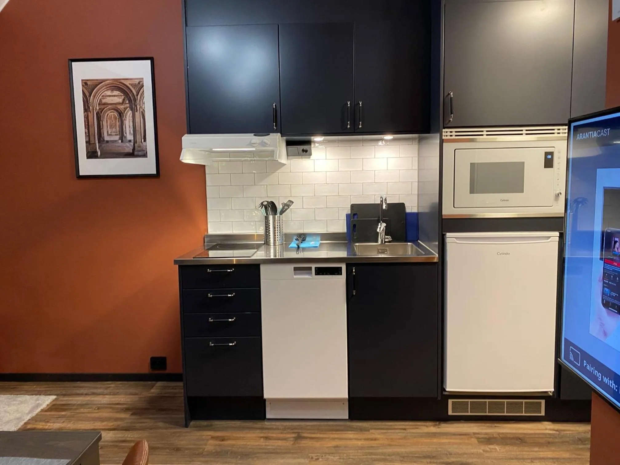 Kitchen or kitchenette in Magnolia House Sollentuna