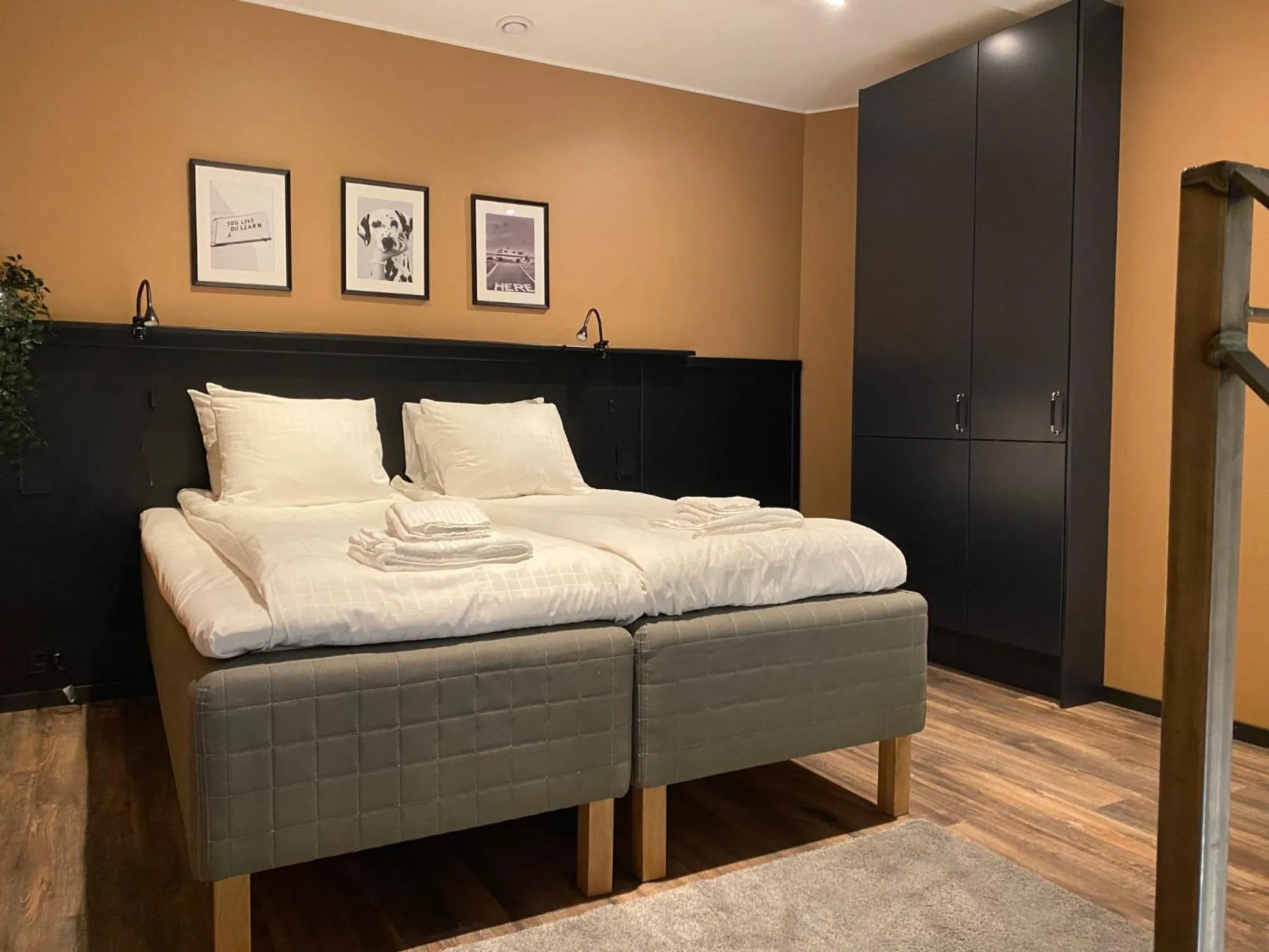 Bedroom, Bed in Magnolia House Sollentuna