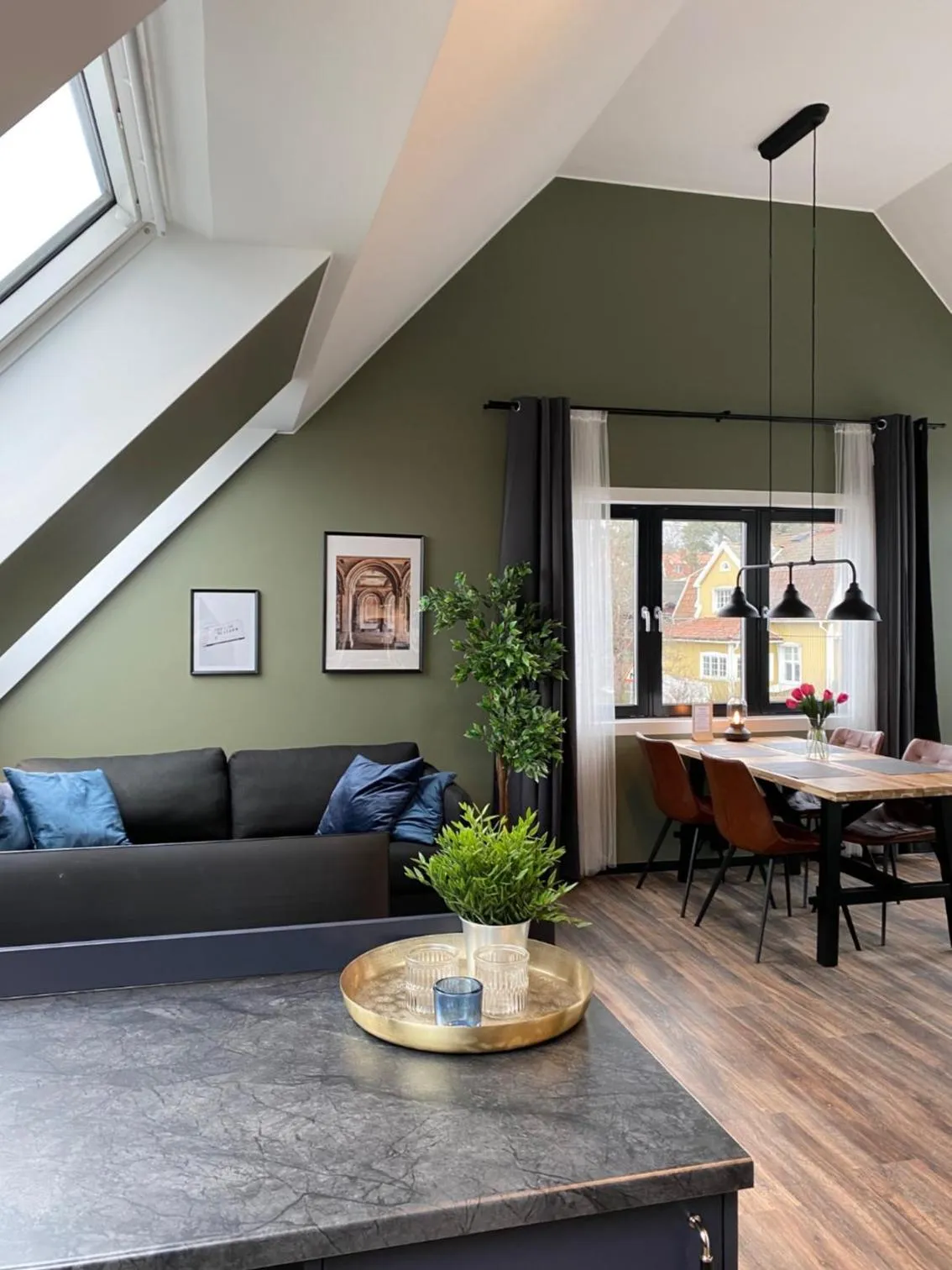 Seating area in Magnolia House Sollentuna