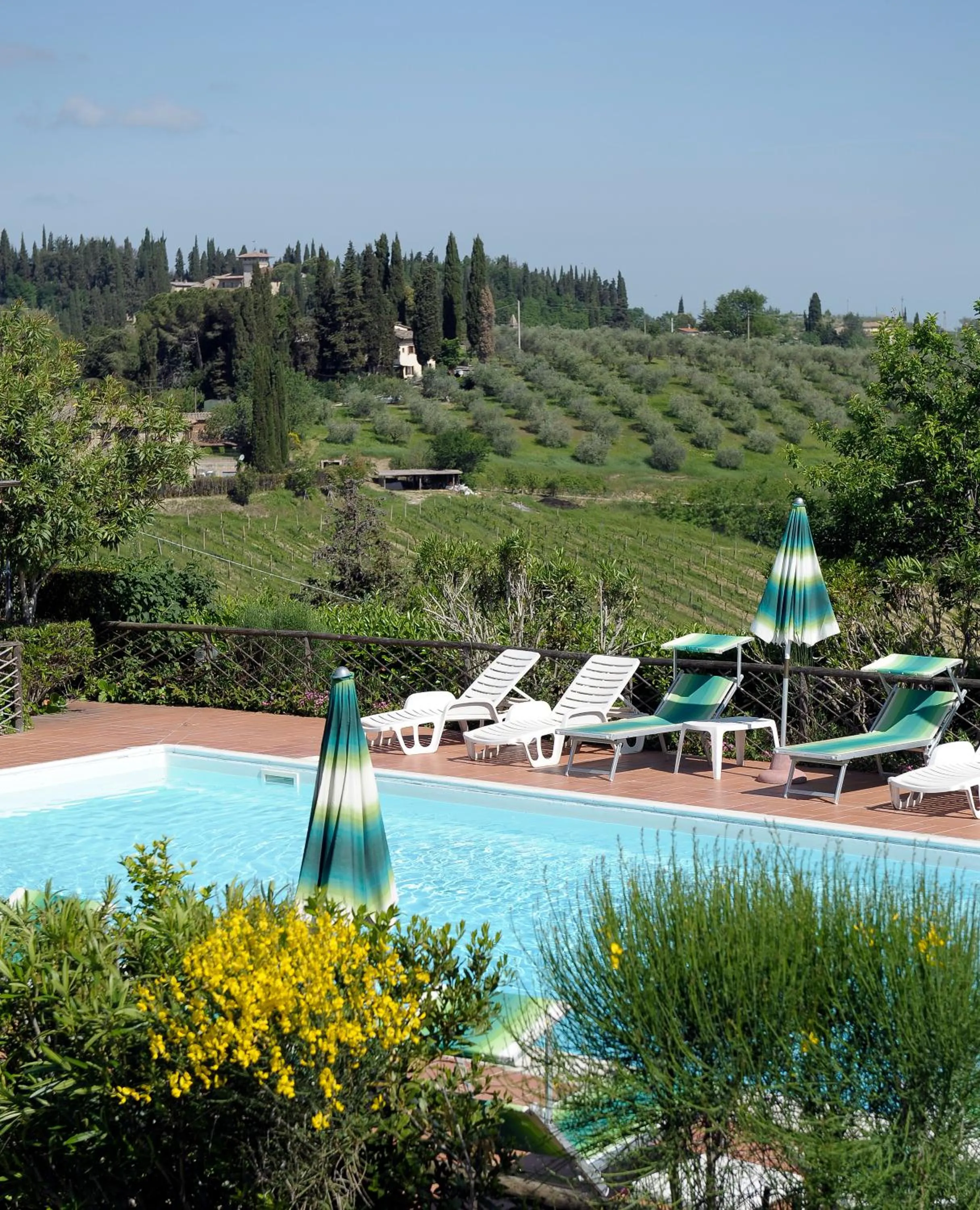 Swimming pool in Hotel Villa Belvedere