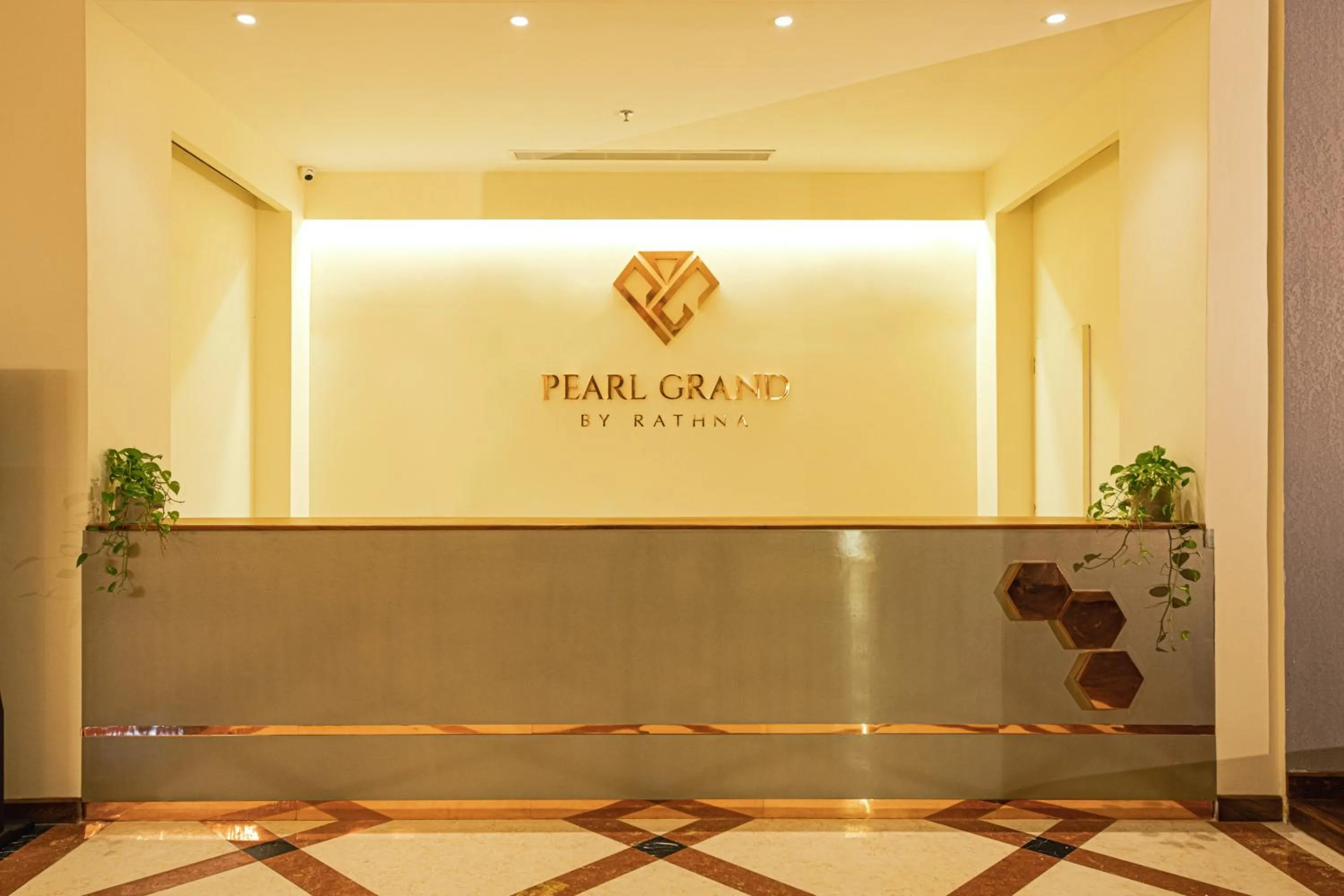 Lobby or reception in Pearl Grand By Rathna