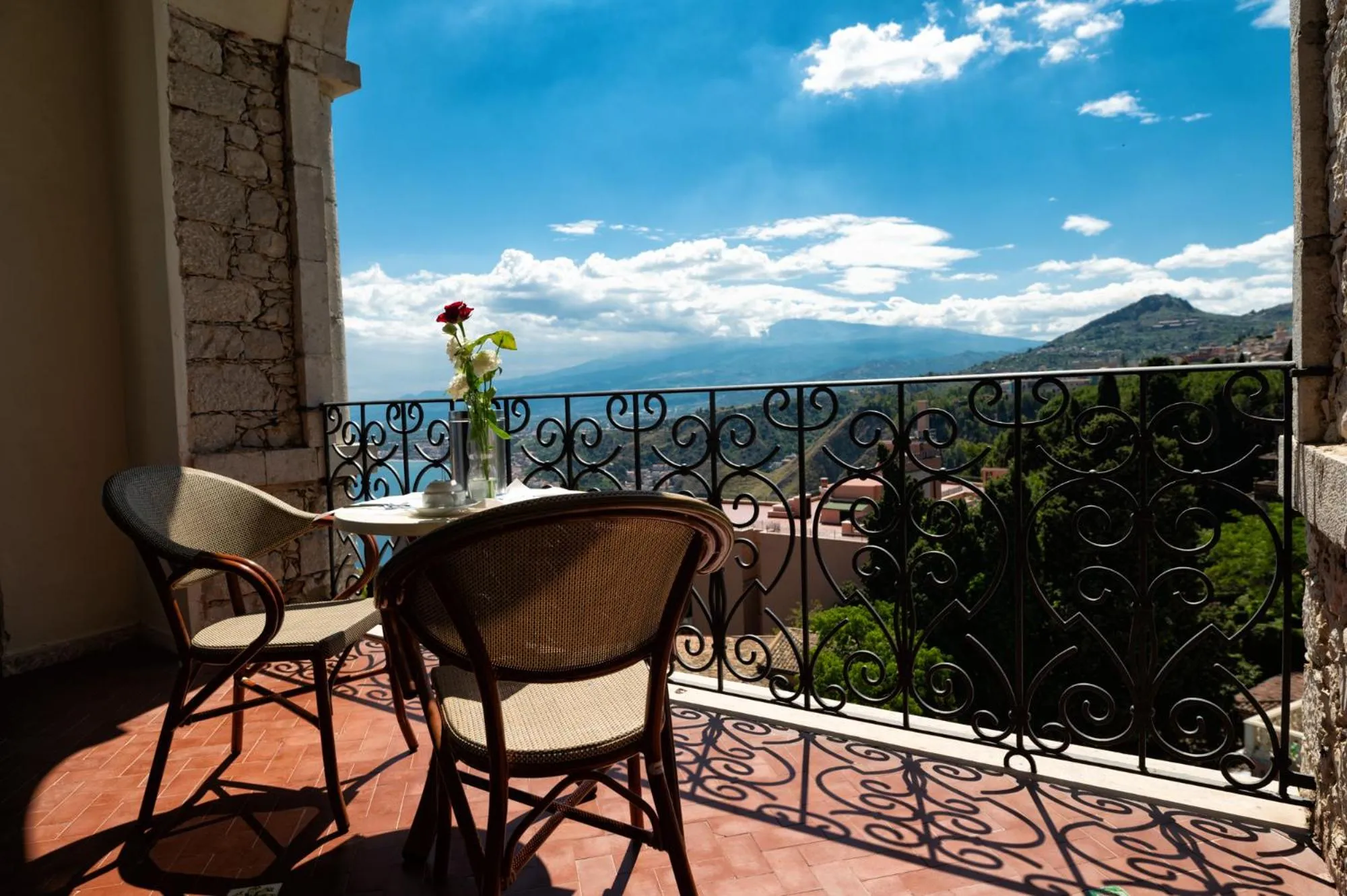 Balcony/Terrace in Taormina Park Hotel