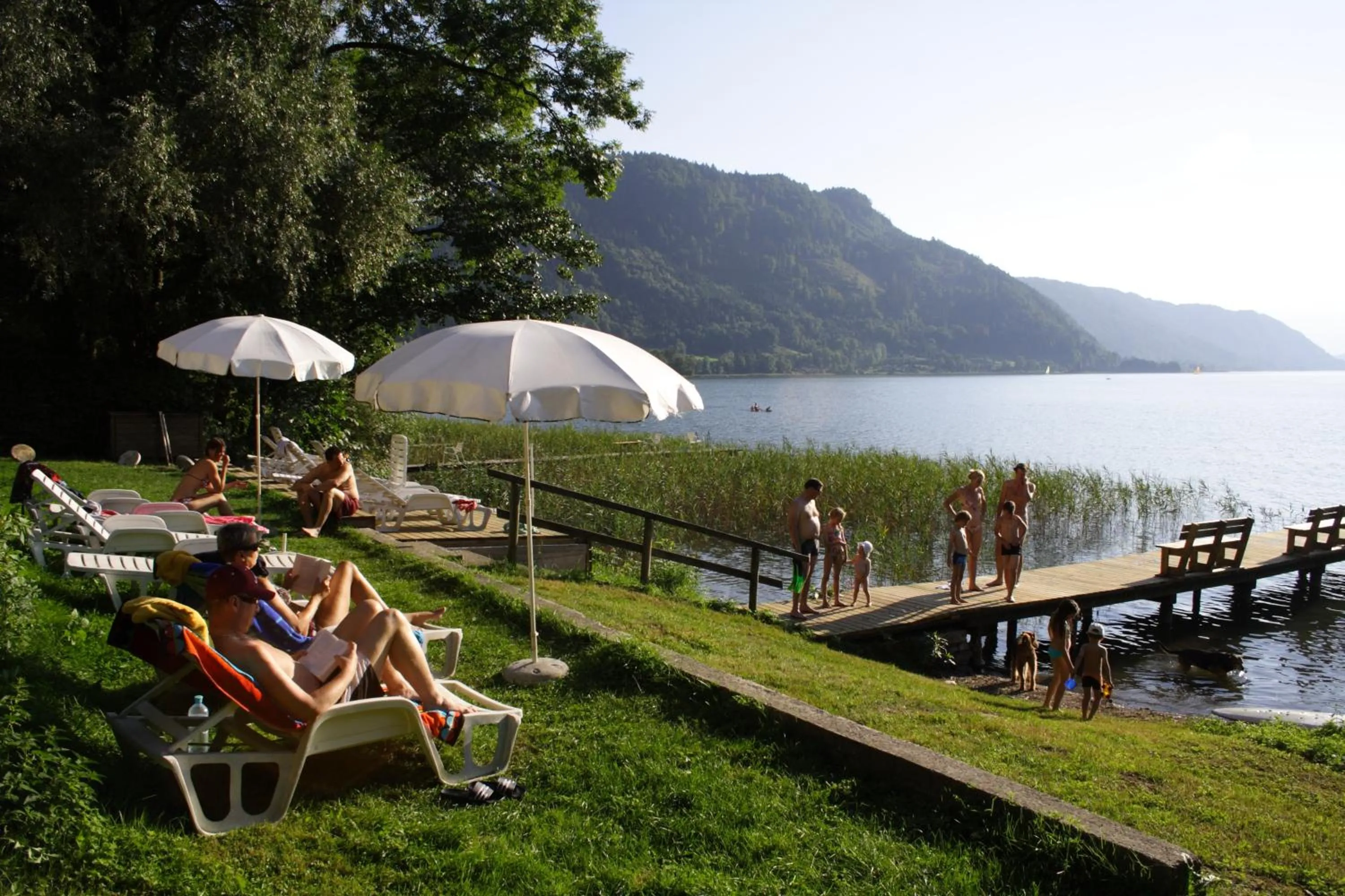 Beach in Seehaus Karantanien am Ossiacher See