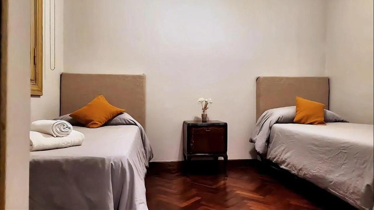 Bed in Refugio del Inca