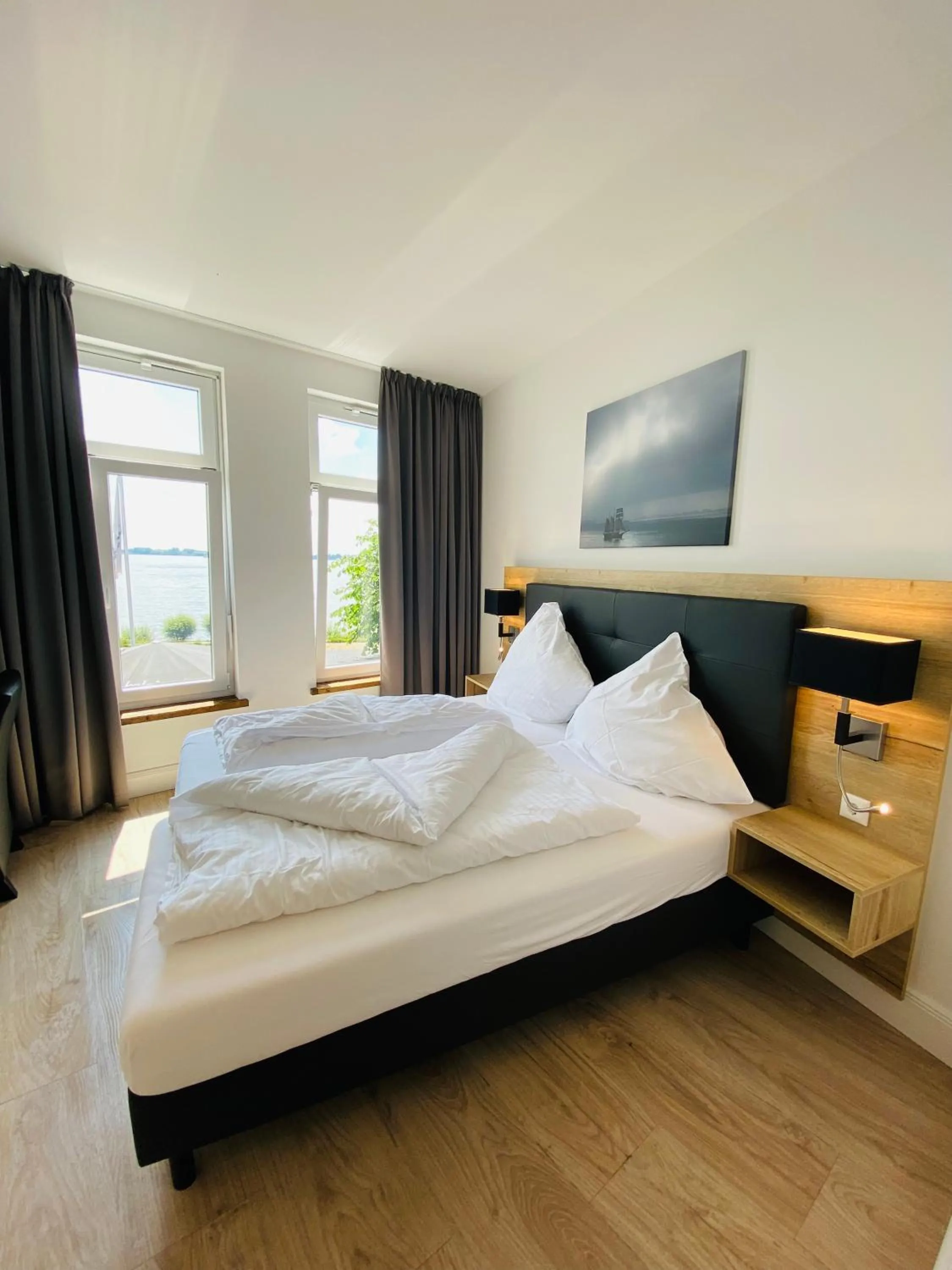 Bed in Homaris Strandhaus Blankenese
