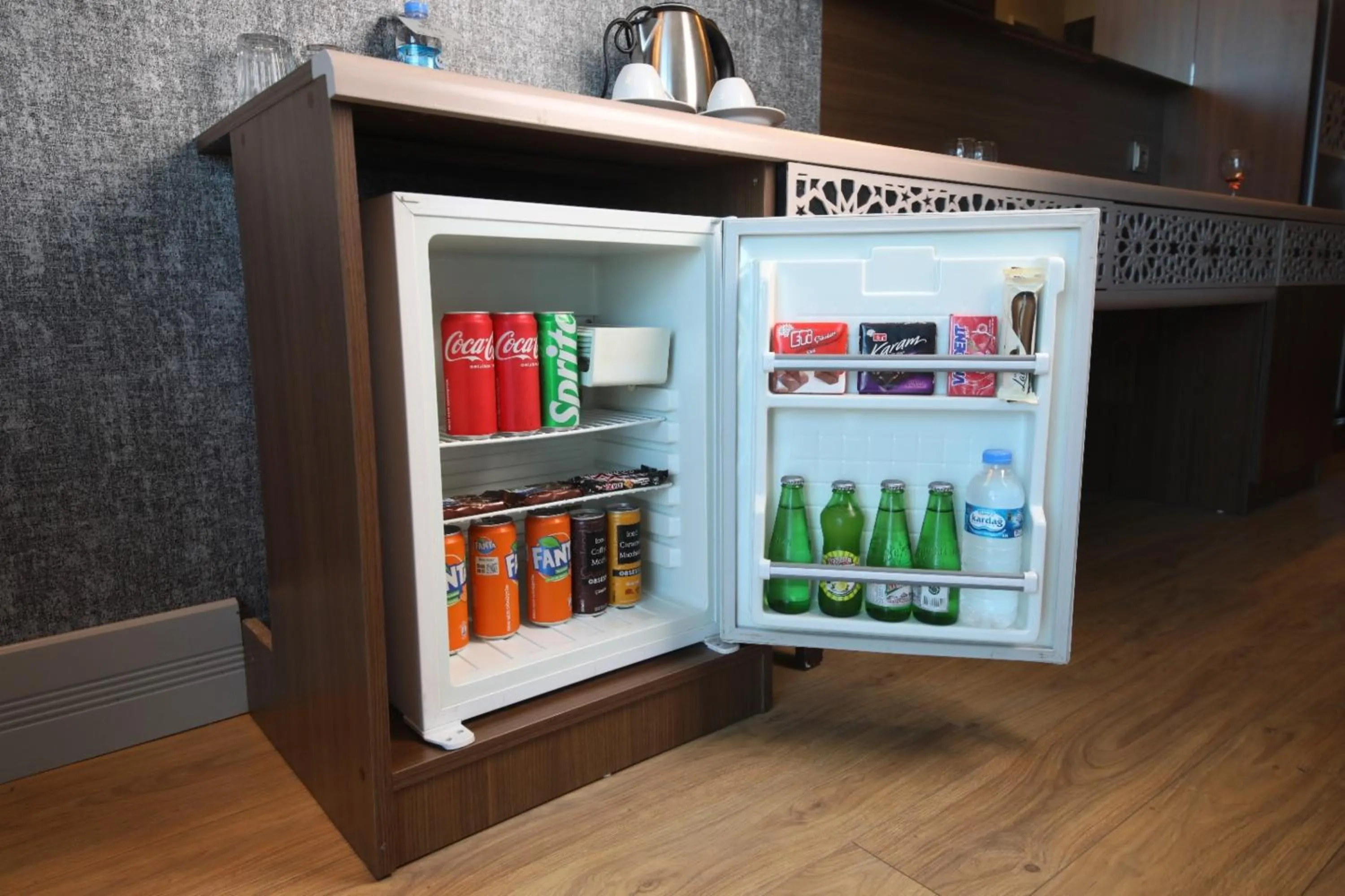 minibar in Amisos Hotel