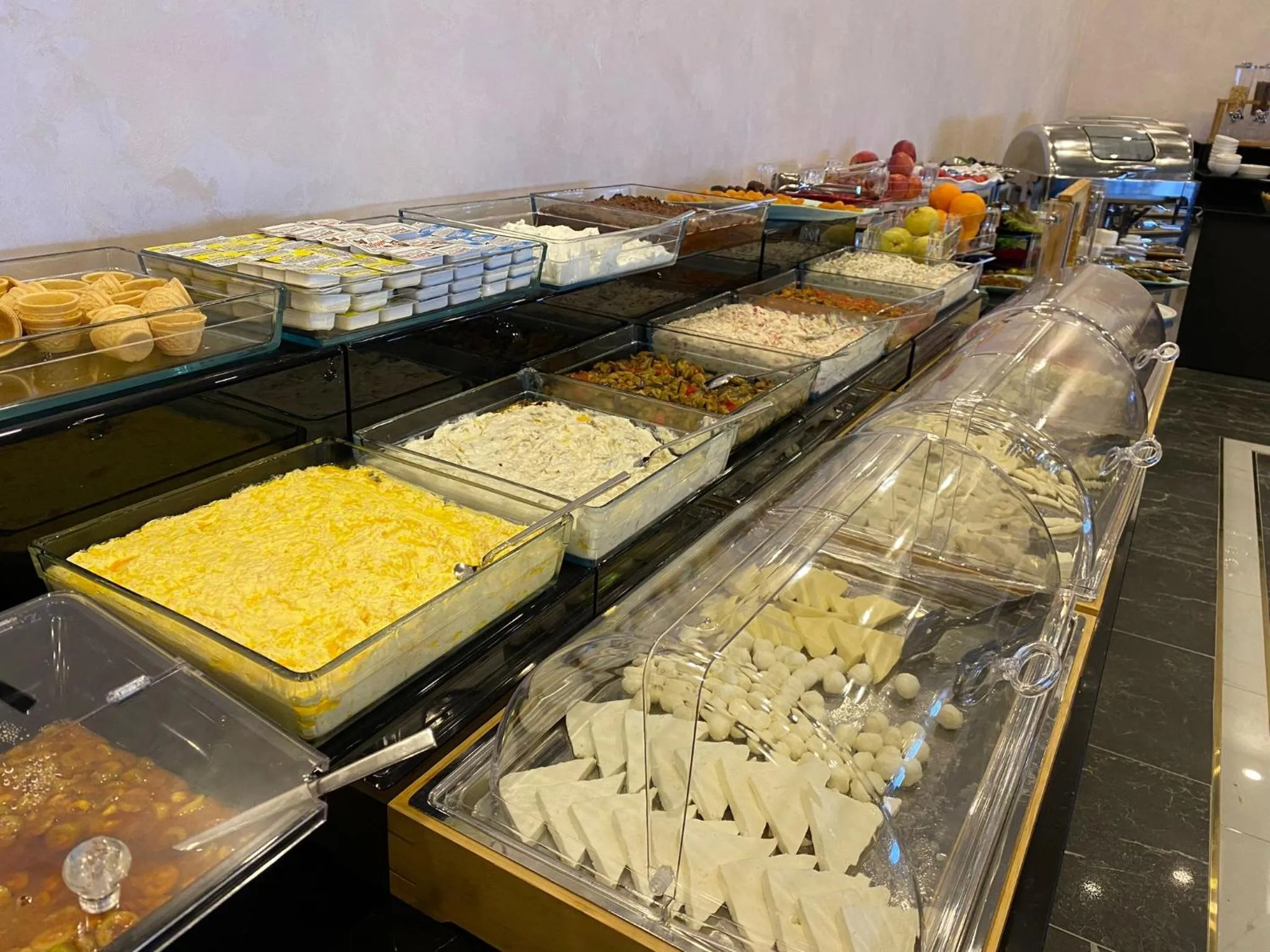 Buffet breakfast in Amisos Hotel