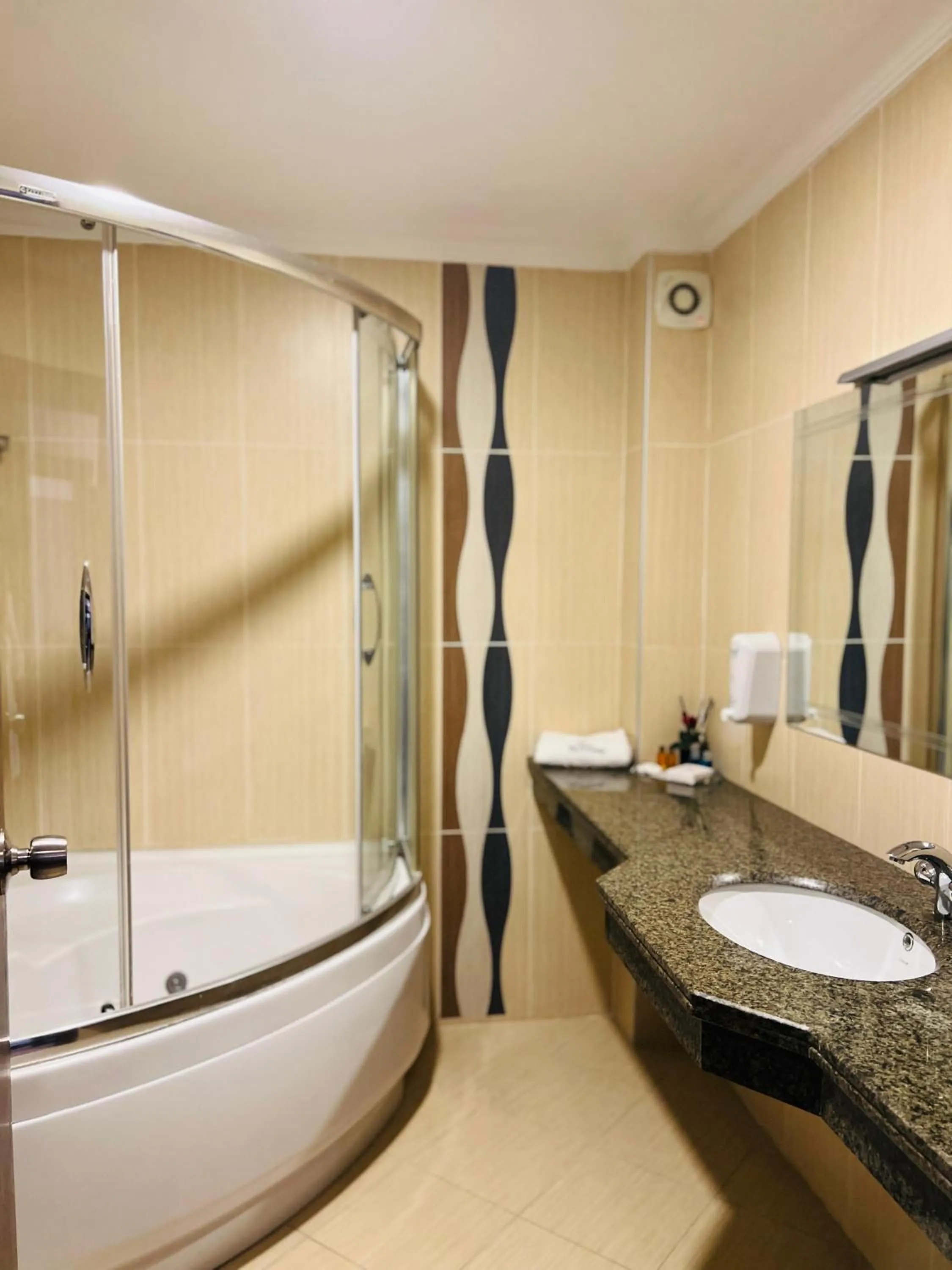 Shower in Amisos Hotel