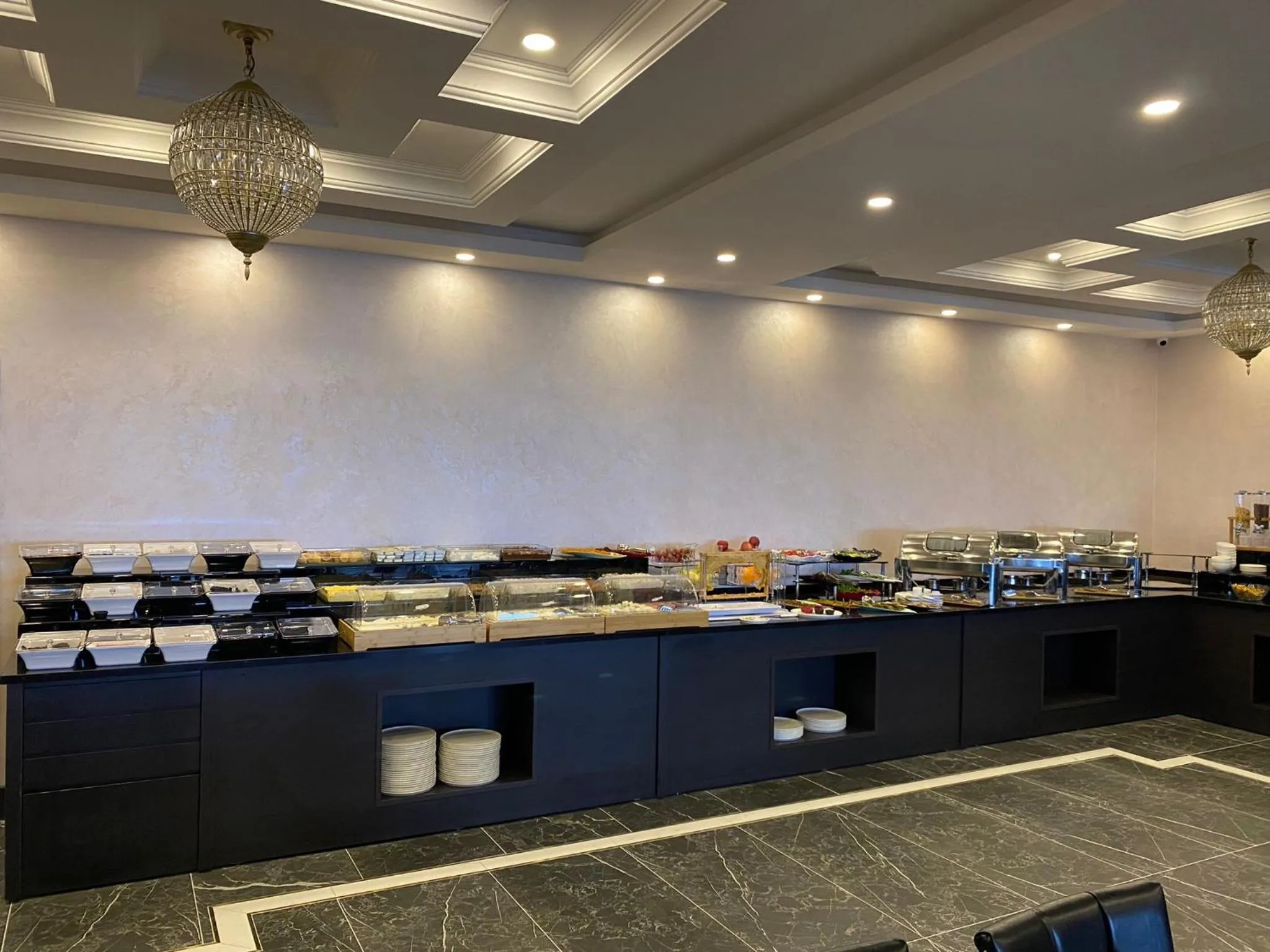 Buffet breakfast in Amisos Hotel