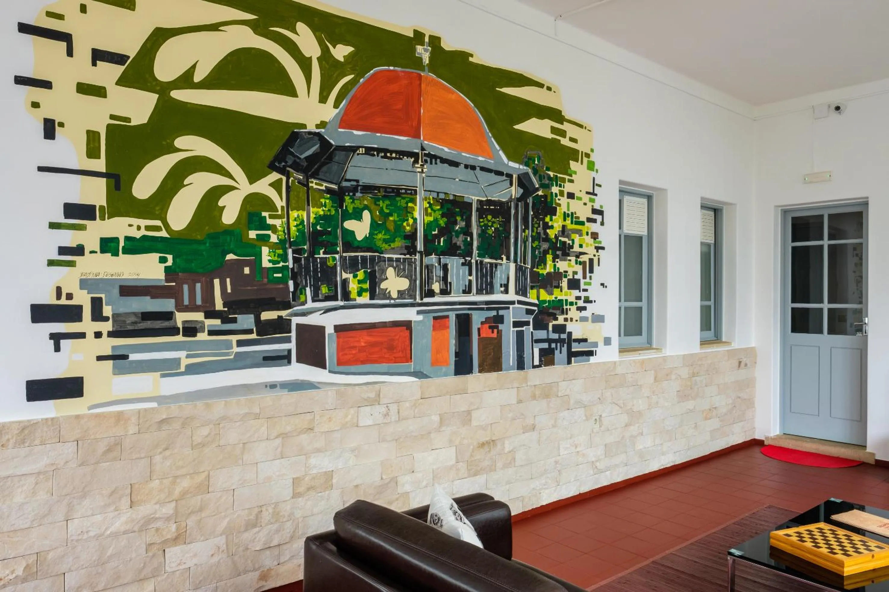 Living room in Loulé Coreto Hostel