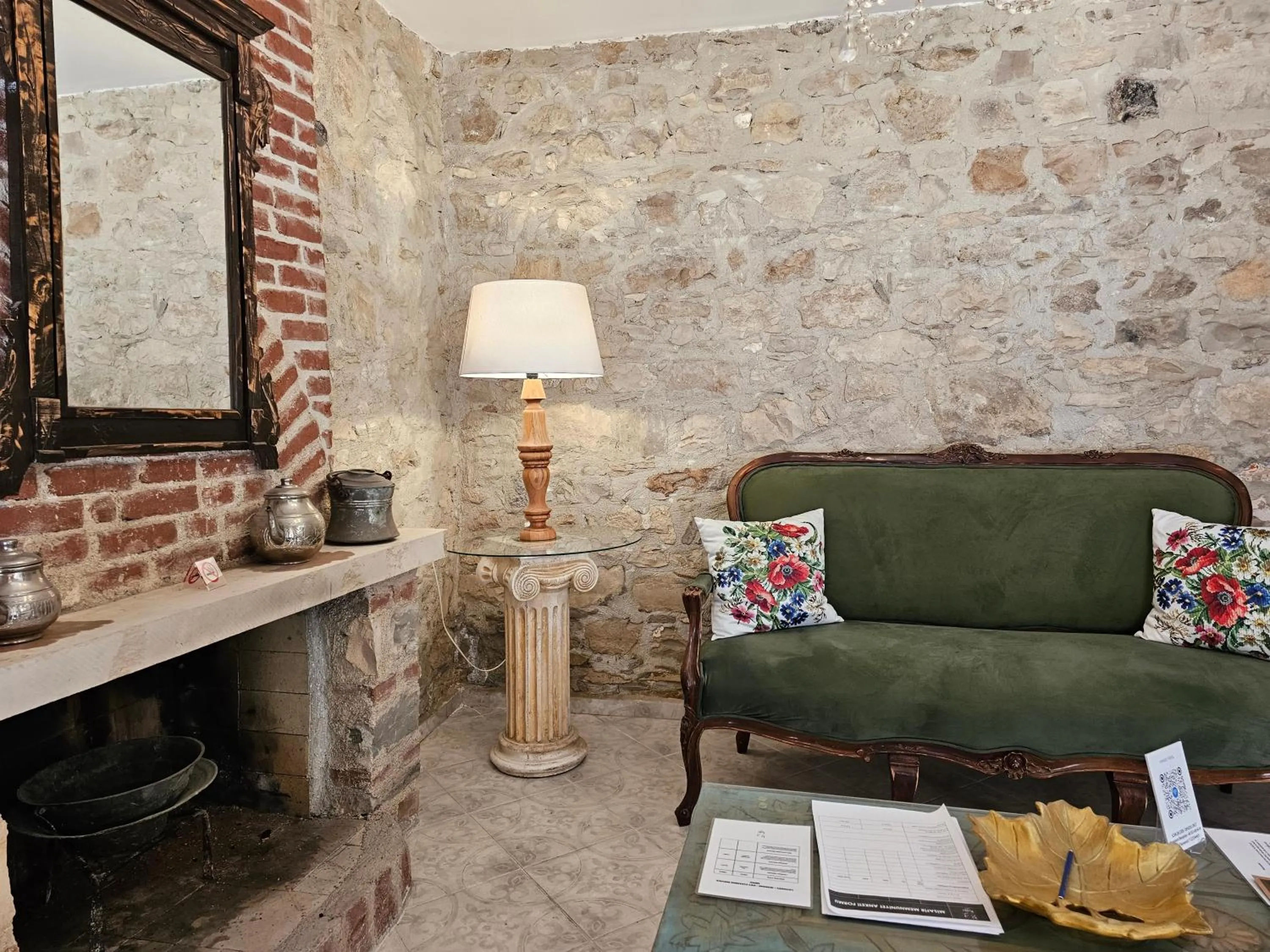 Seating area in Kuğu Urla