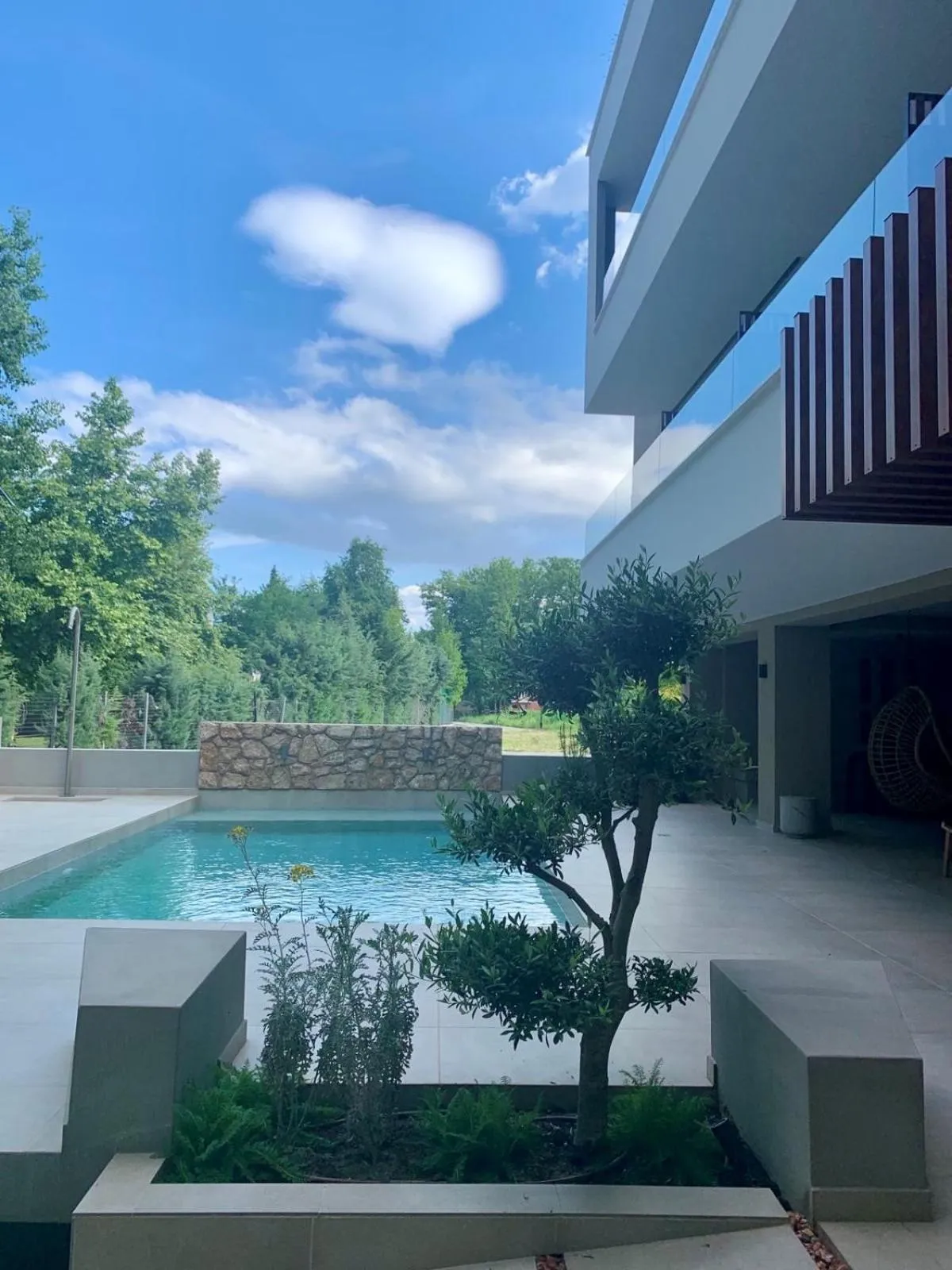 Swimming pool in Funtuki Seaside Apartments