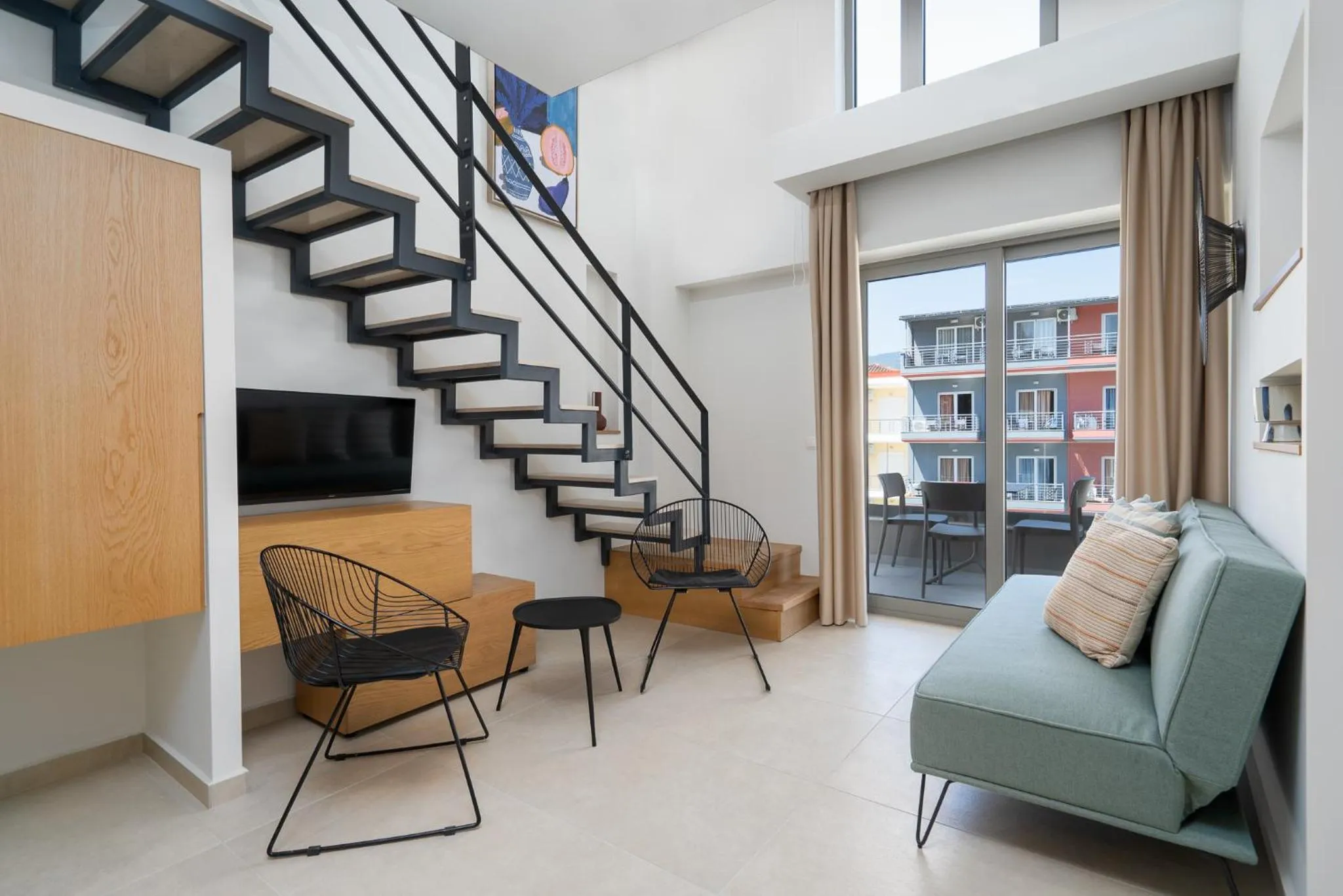 TV and multimedia in Funtuki Seaside Apartments