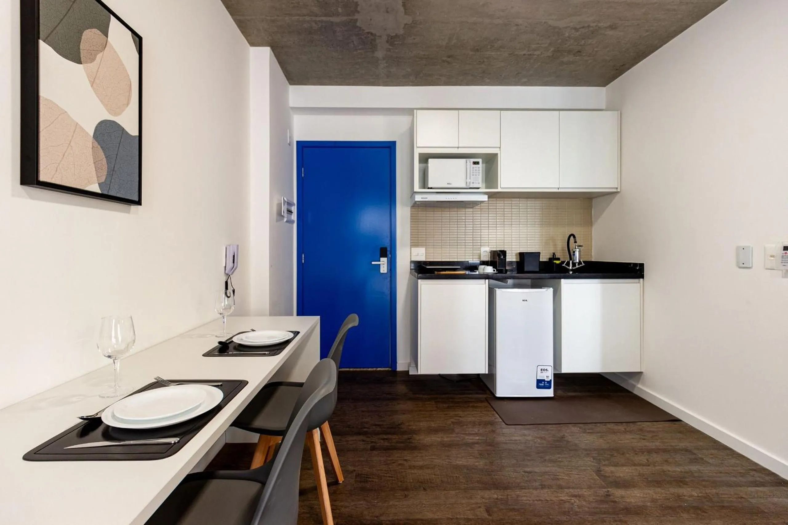 Kitchen or kitchenette in Xtay BK30 Santana - Apartamentos decorados próximos ao metrô