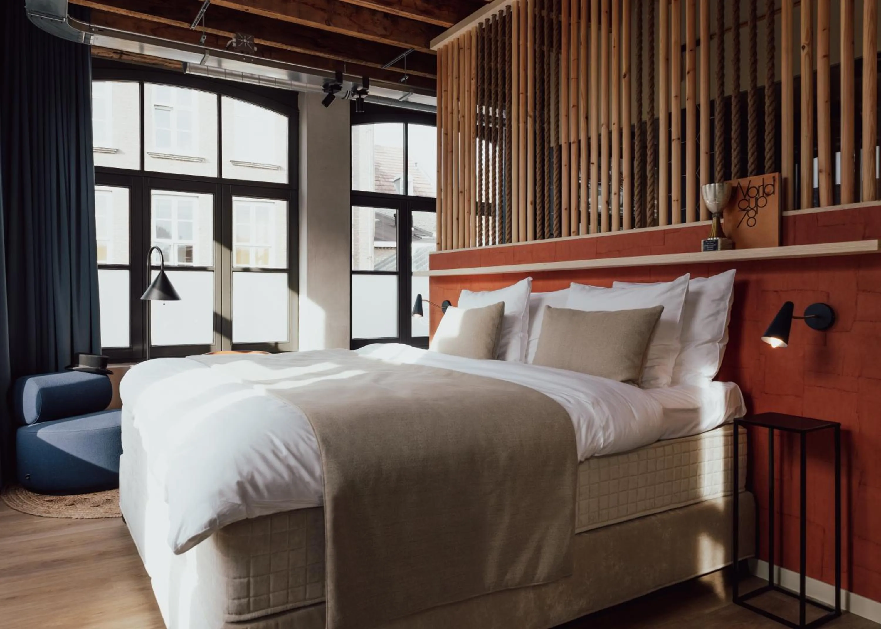 Bed in Cousins Boutique Hotel