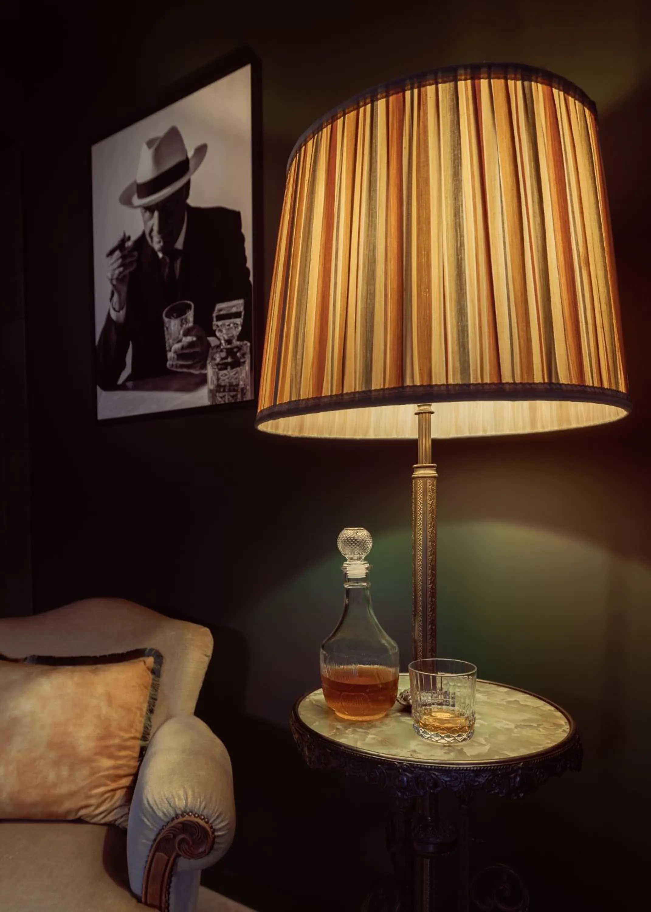 Seating area in Cousins Boutique Hotel