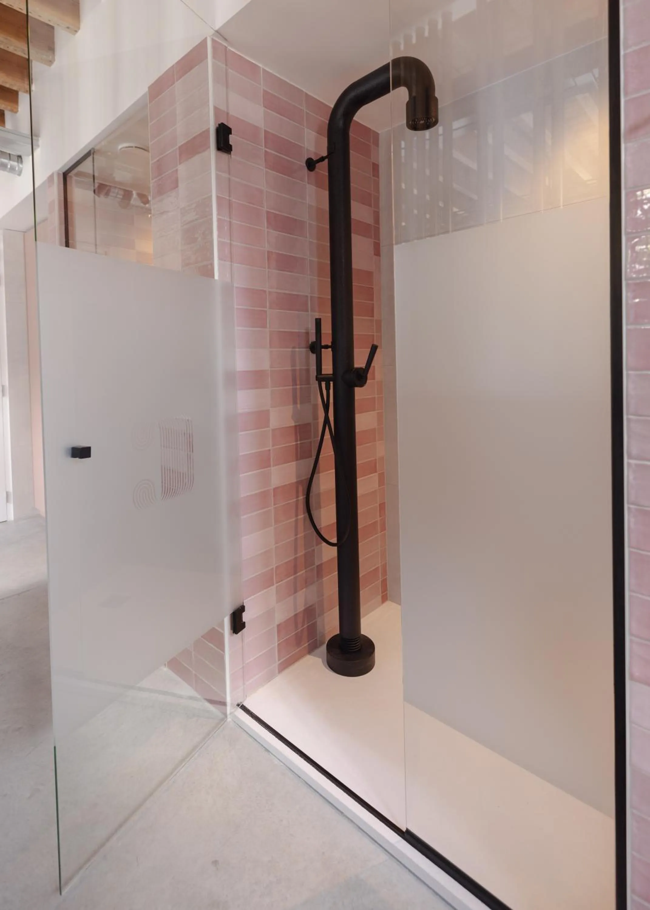 Shower in Cousins Boutique Hotel