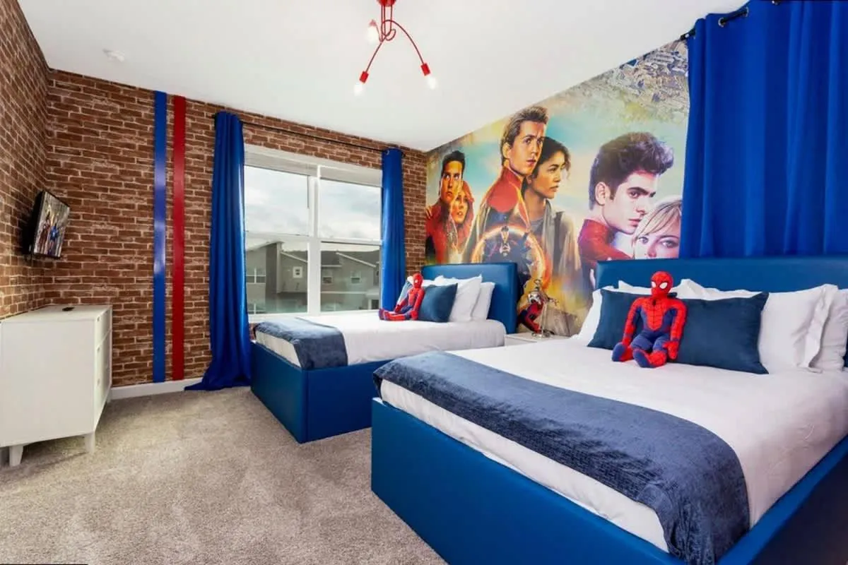 Bed in Stunning Family Friendly 5 Bd w/ Pool Close to Disney @ Storey Lake 4242