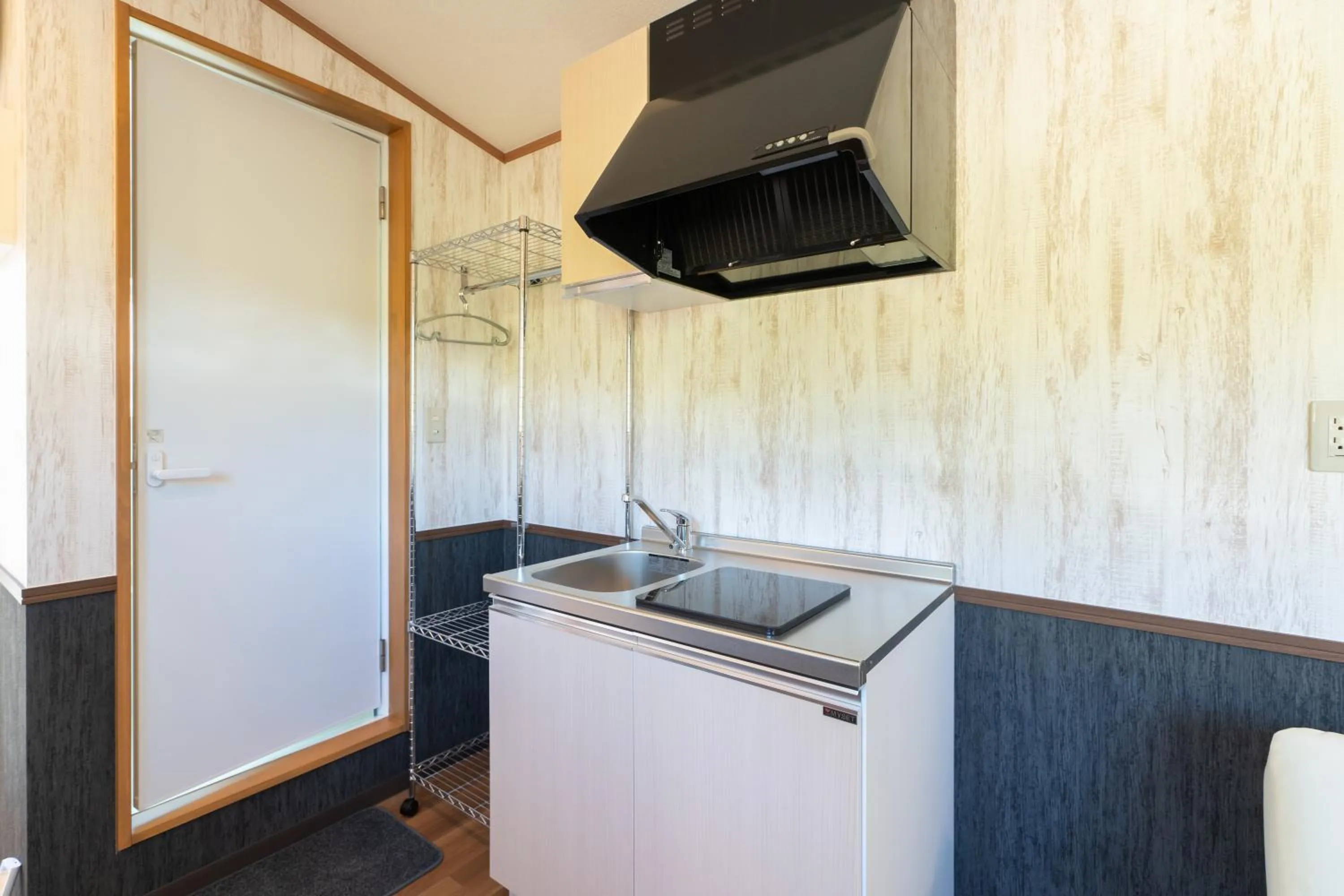 Kitchen or kitchenette in Hotel Japan Shiga
