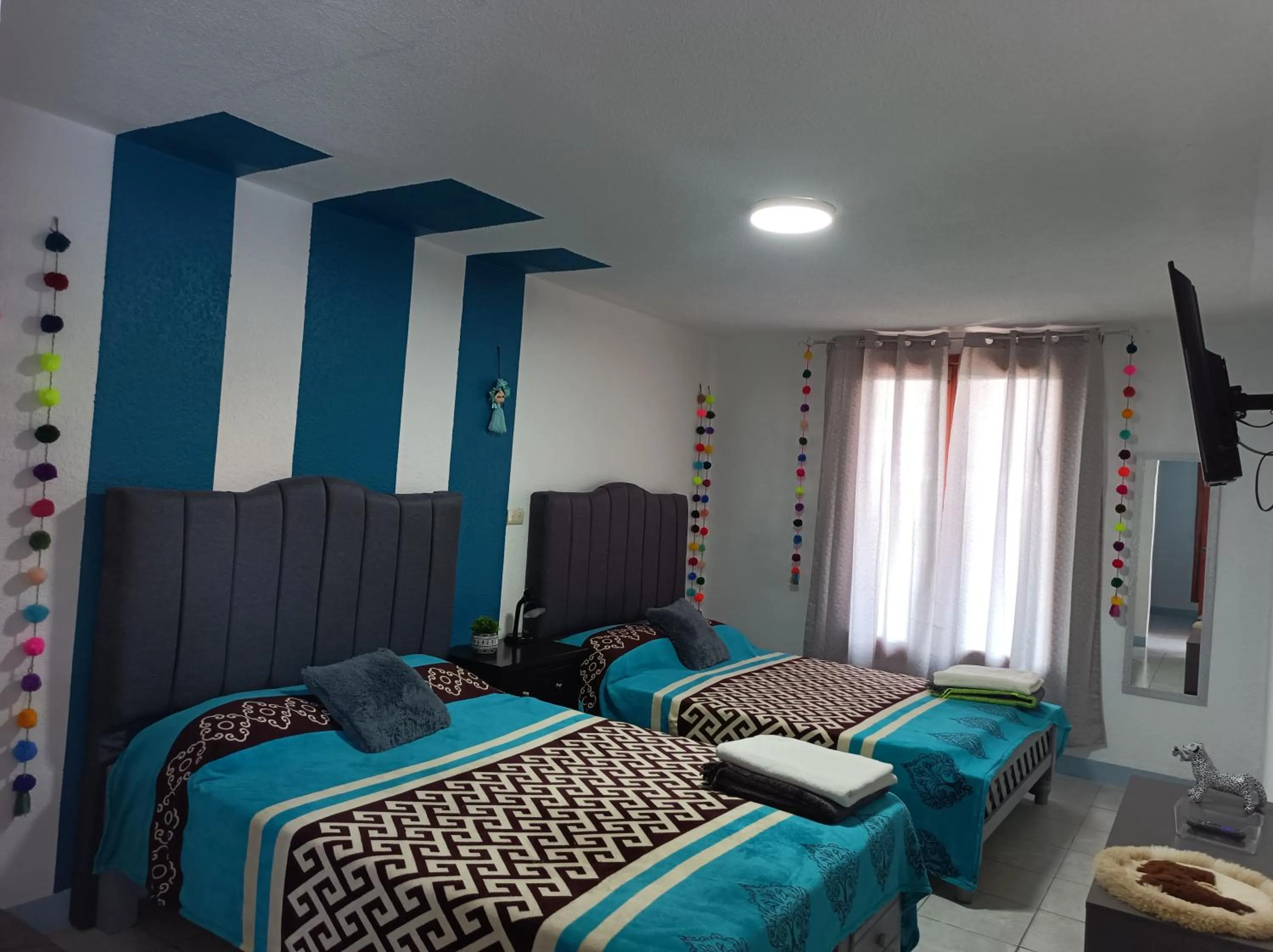 Photo of the whole room, Bed in Calkiní Cabañas San Cristóbal de Las Casas