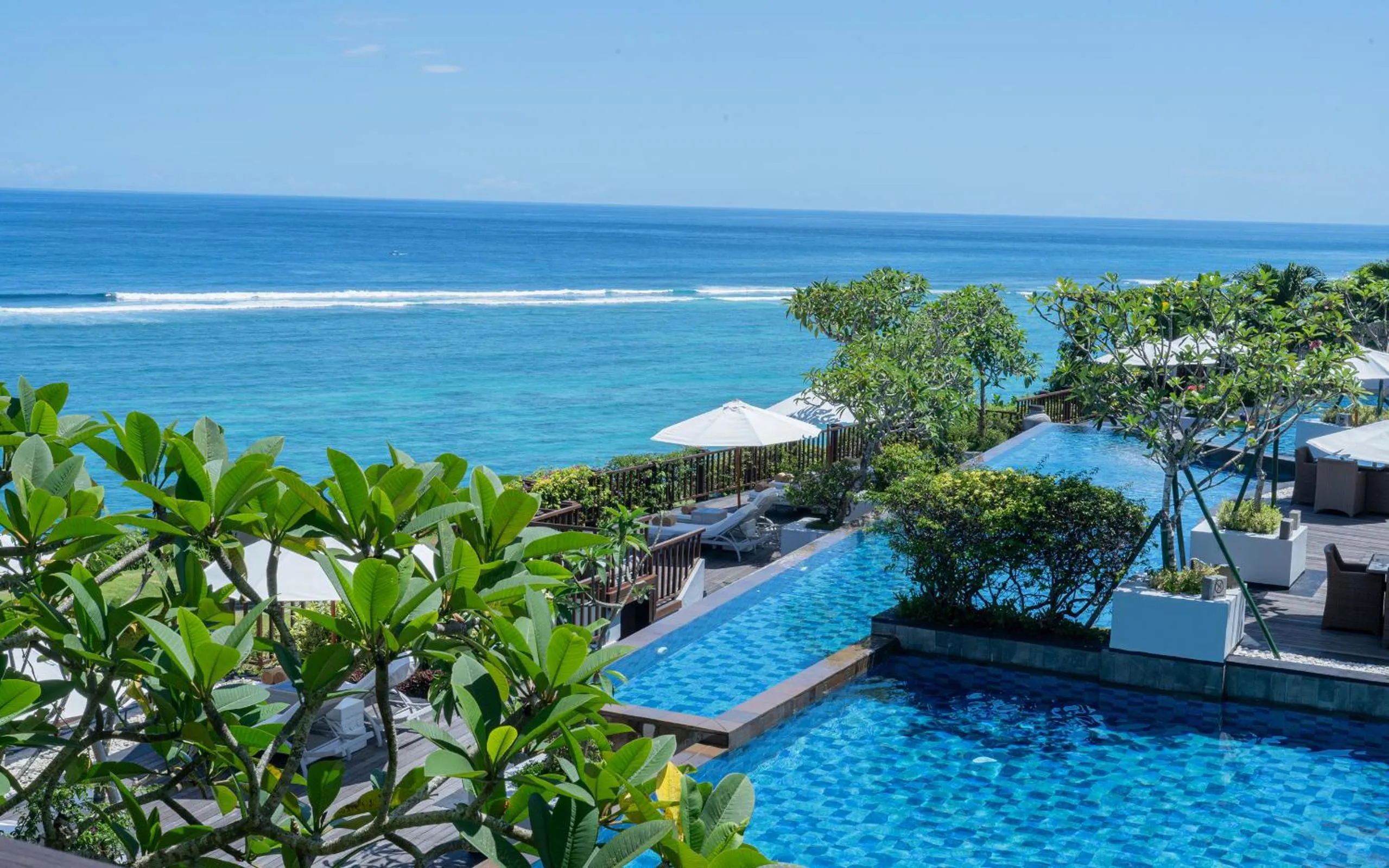 Swimming pool in Samabe Bali Villas