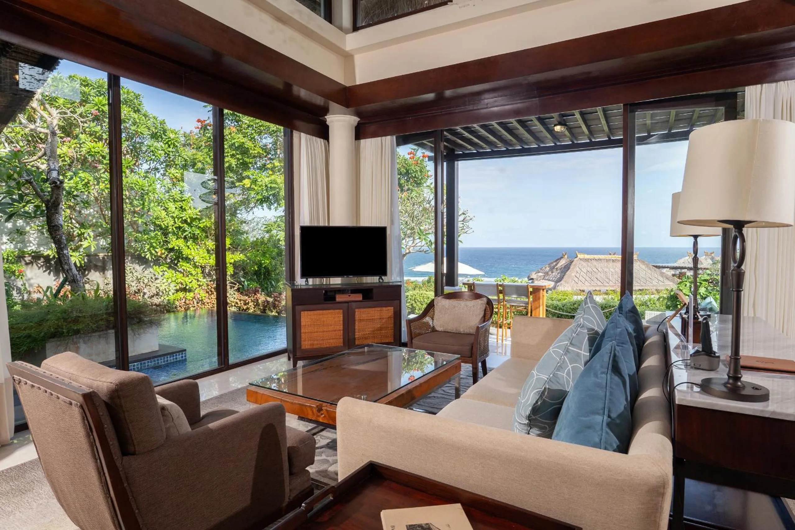 Living room in Samabe Bali Villas