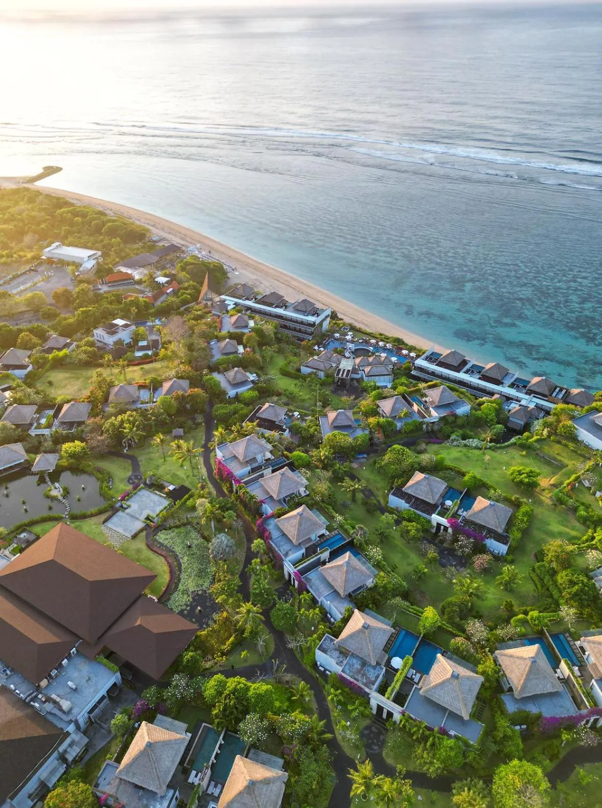 Bird's eye view in Samabe Bali Villas