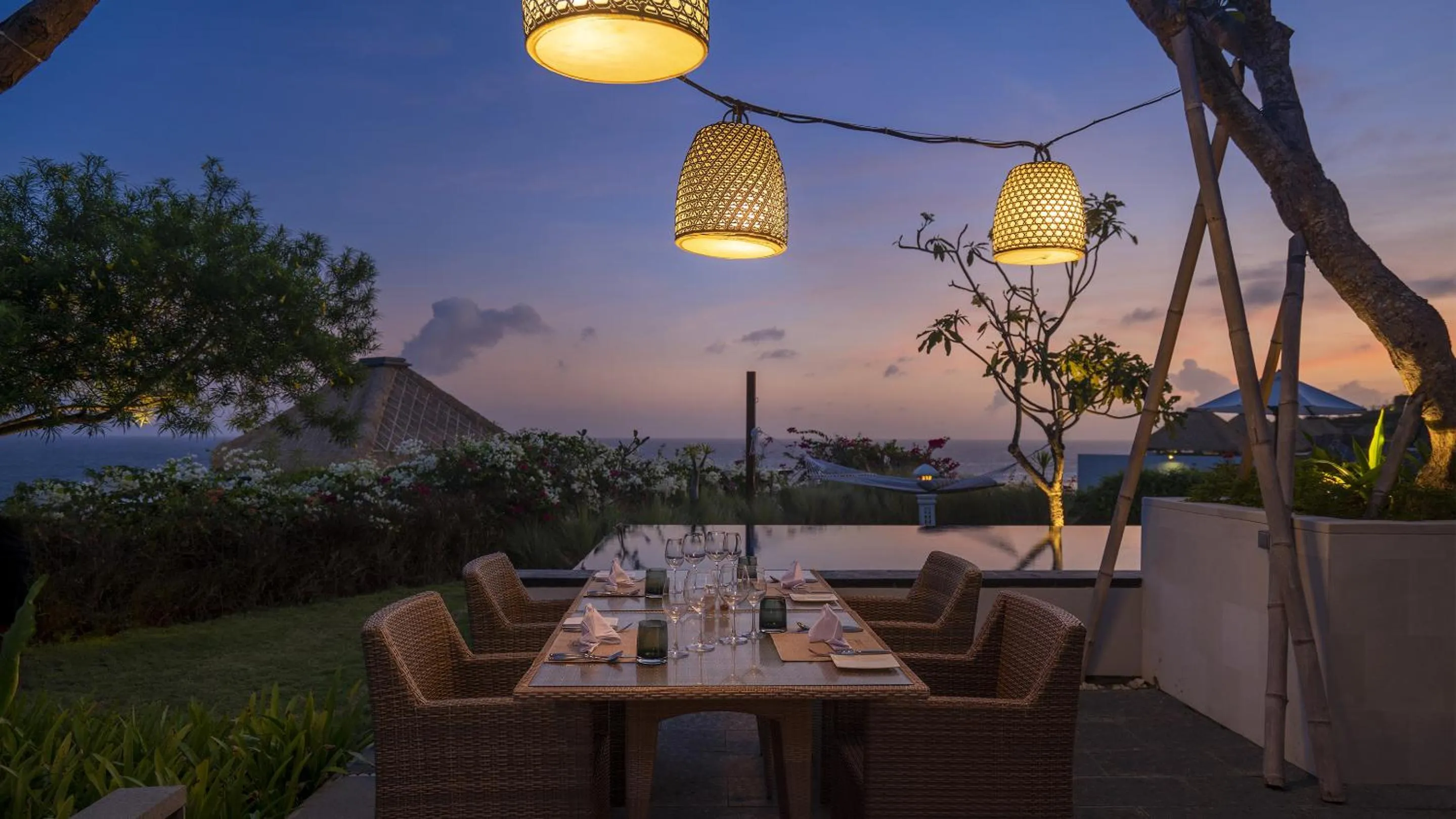 Dining area in Samabe Bali Villas