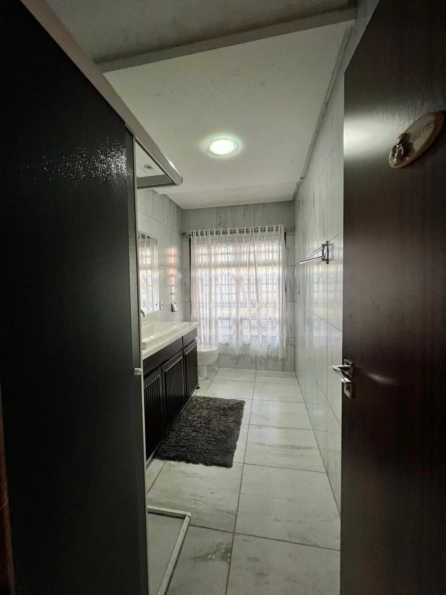 Bathroom in Pousada Central Jaraguá