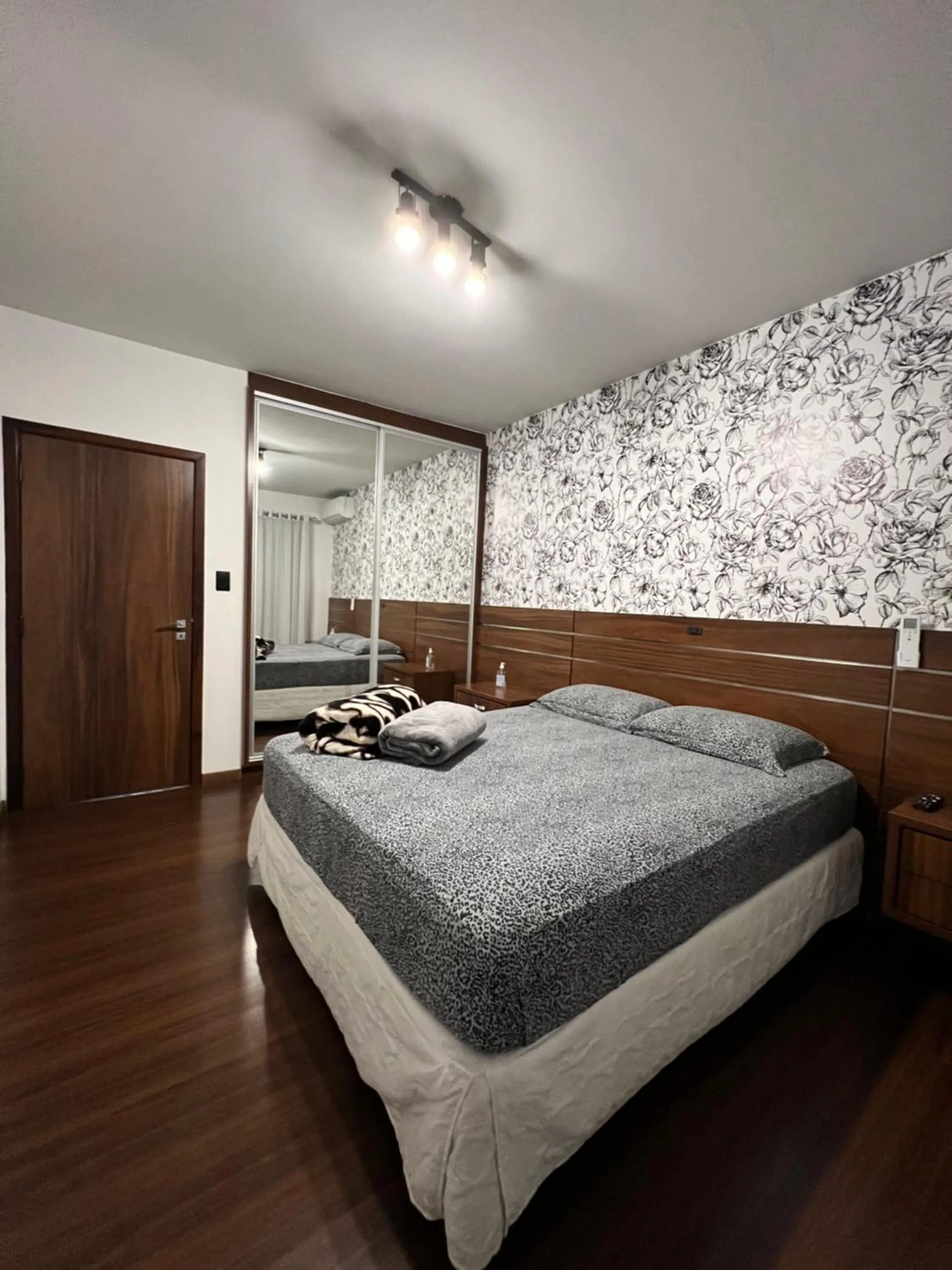 Bed in Pousada Central Jaraguá