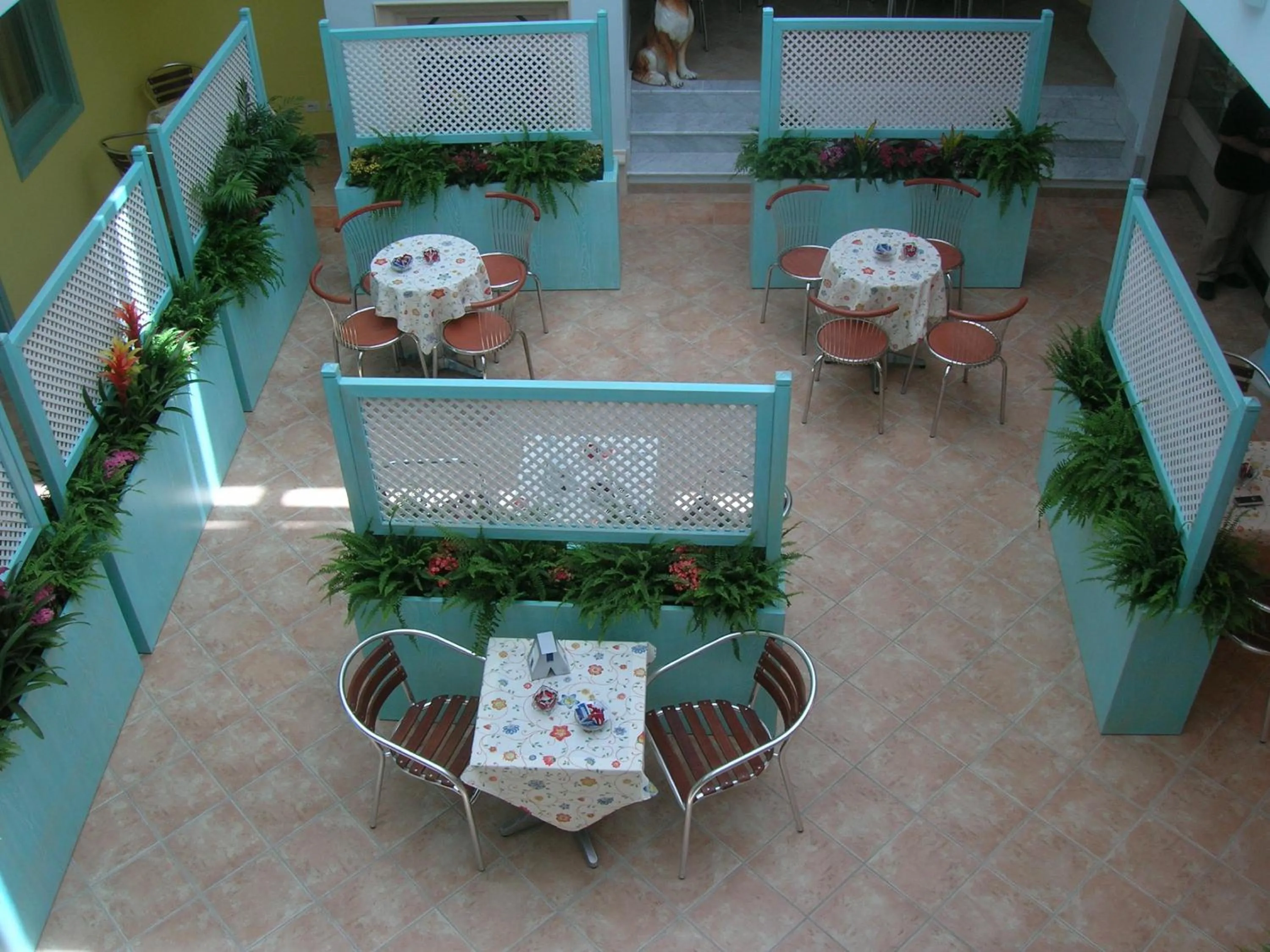 Patio in Hotel Del Corso
