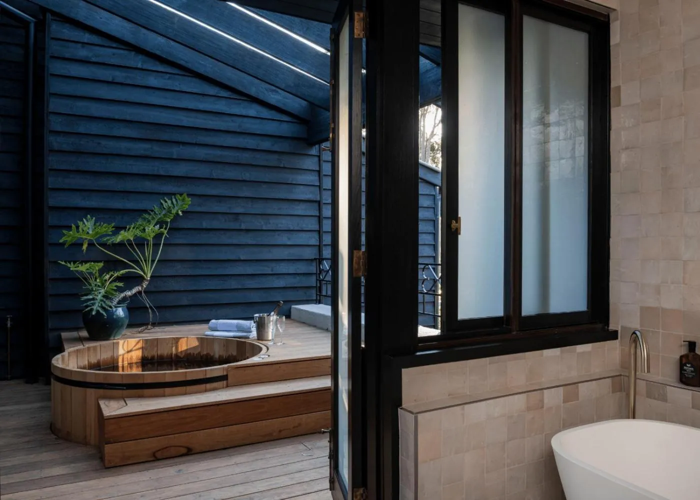 Hot Tub in Tower Lodge