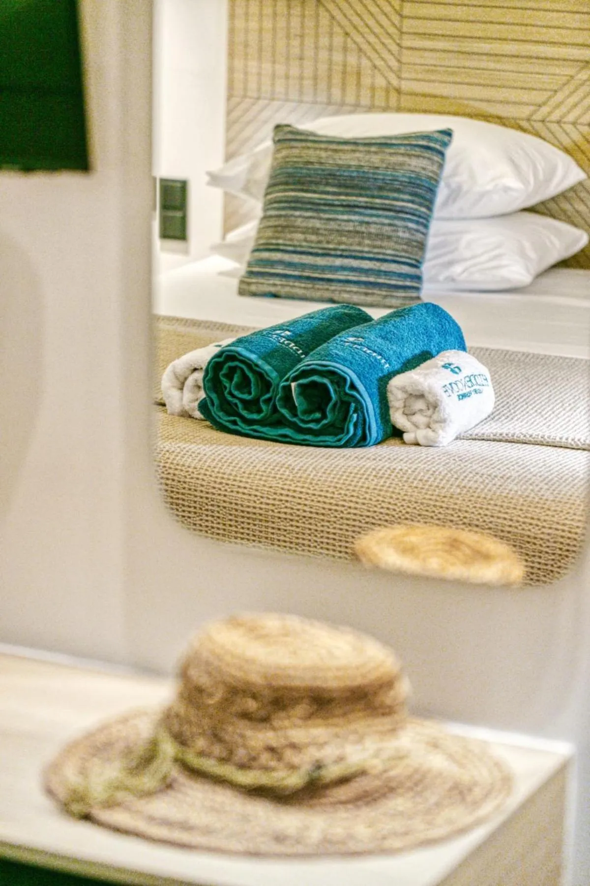 Bed in Hidden Cove Corfu