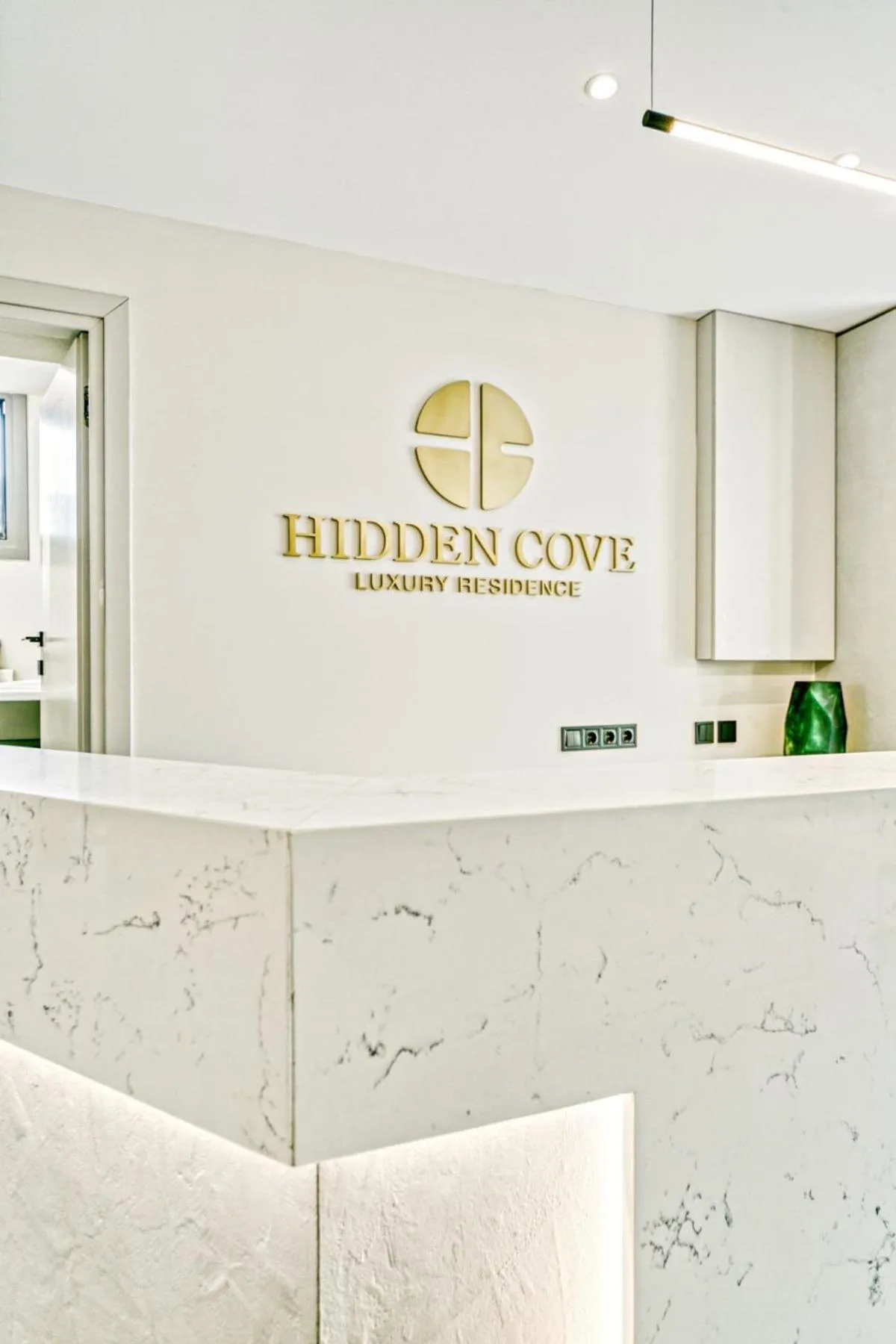 Lobby or reception in Hidden Cove Corfu