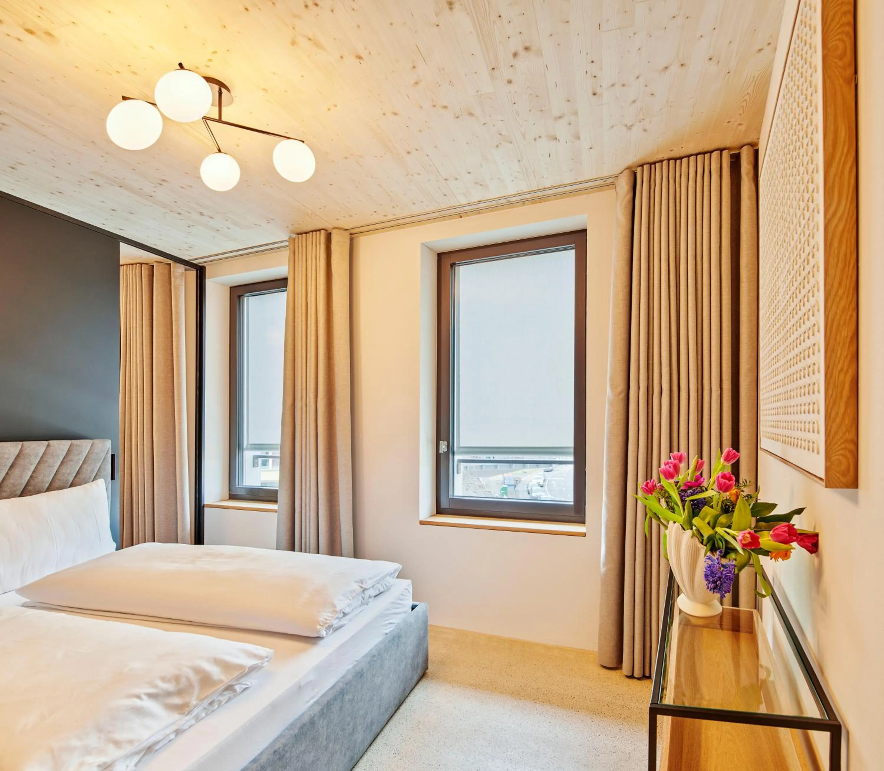 Bed in Liv Suites - Self Check-in