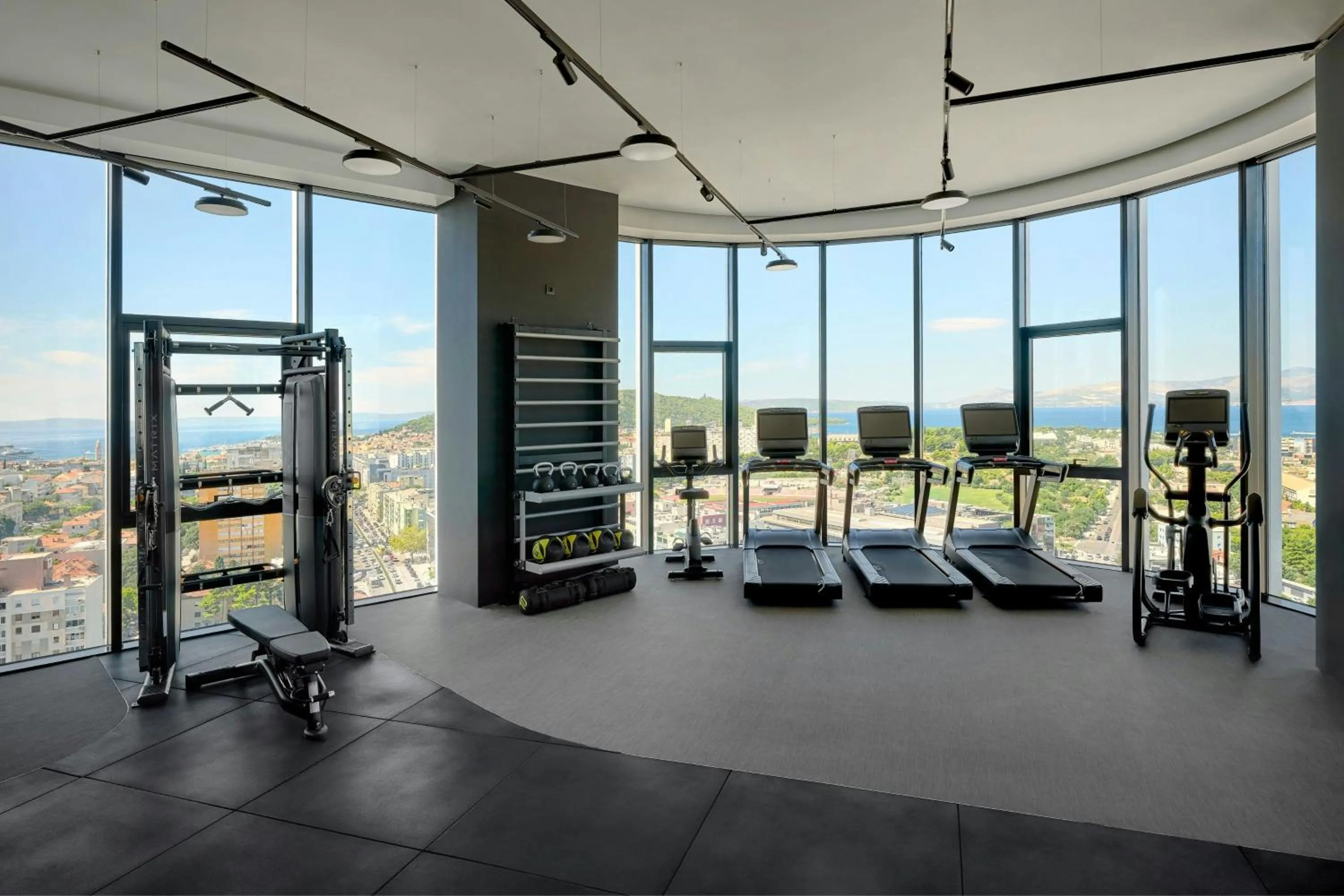 Fitness centre/facilities in AC Hotel by Marriott Split