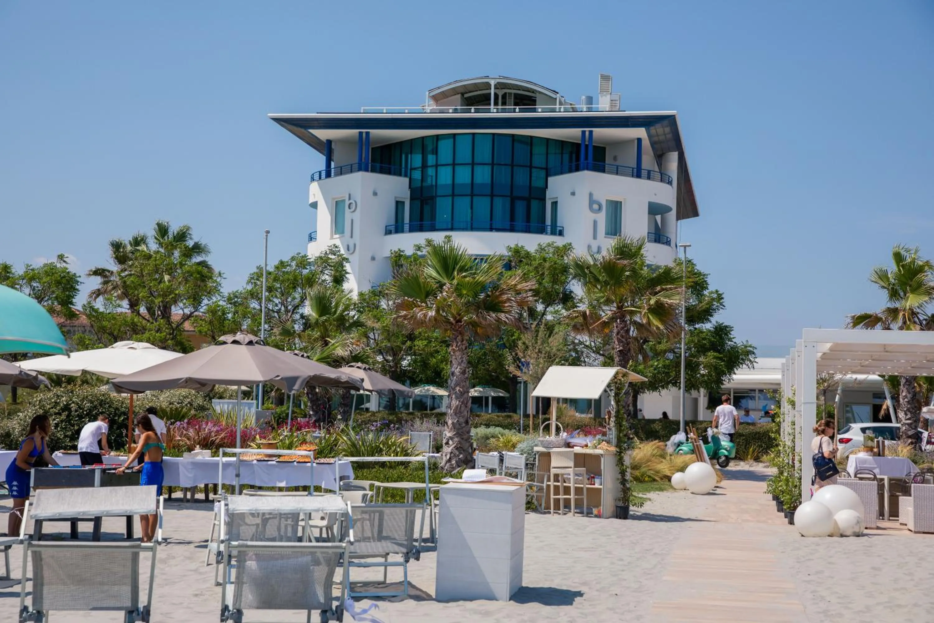 Property building in Blu Suite Resort