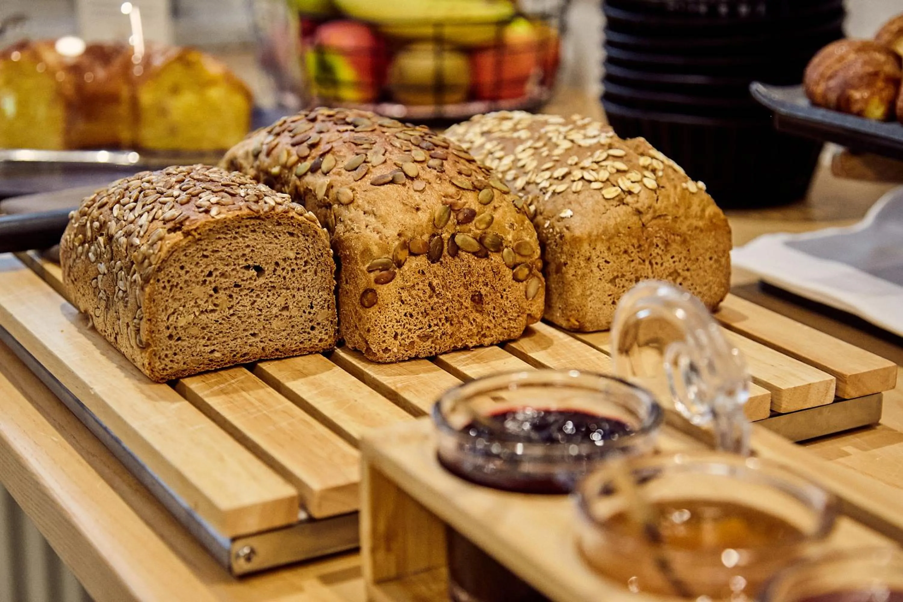 Buffet breakfast in Wohlfühlhotel Mei Auszeit