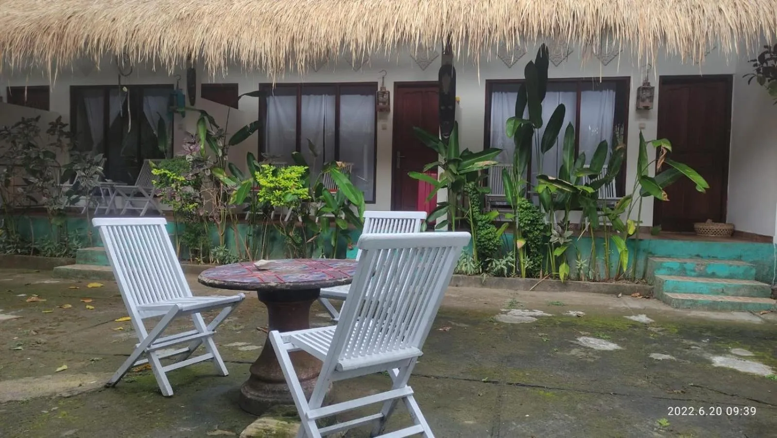Patio in Salty Sea Guesthouse
